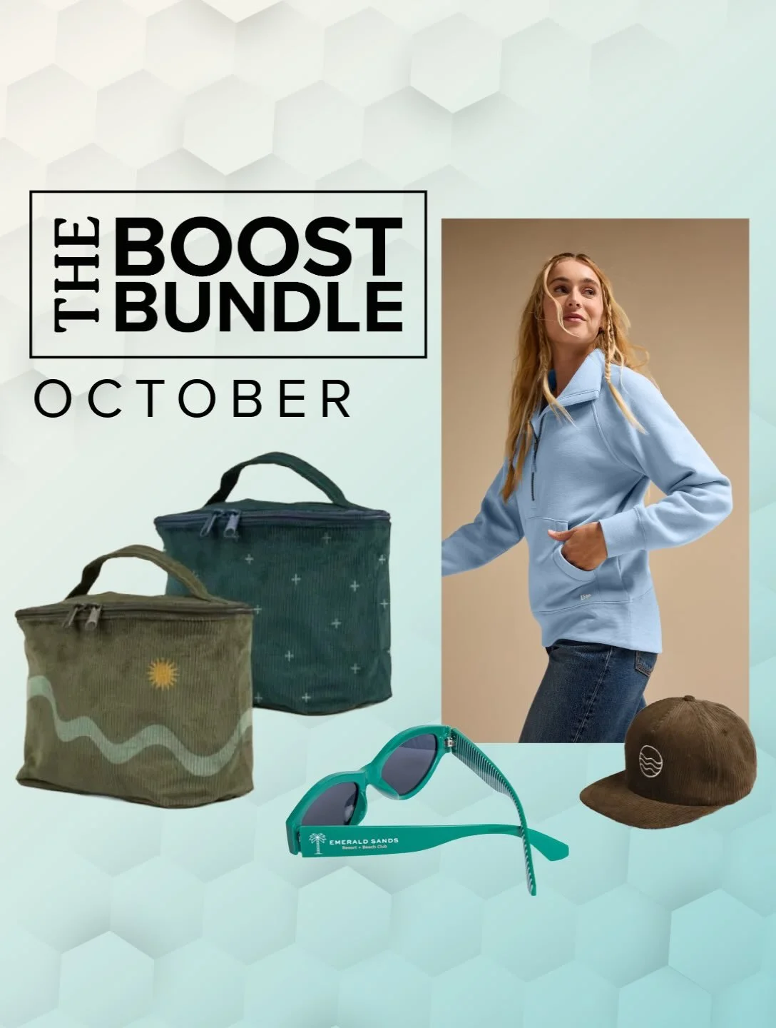 Your fall moodboard called. It wants more corduroy.

The October Boost Bundle is where textured totes and caps meet cozy fleece and puffer layers.

Browse the shop to get inspired! ✨🍁

#linkinbio #boostbundle #fallmerch