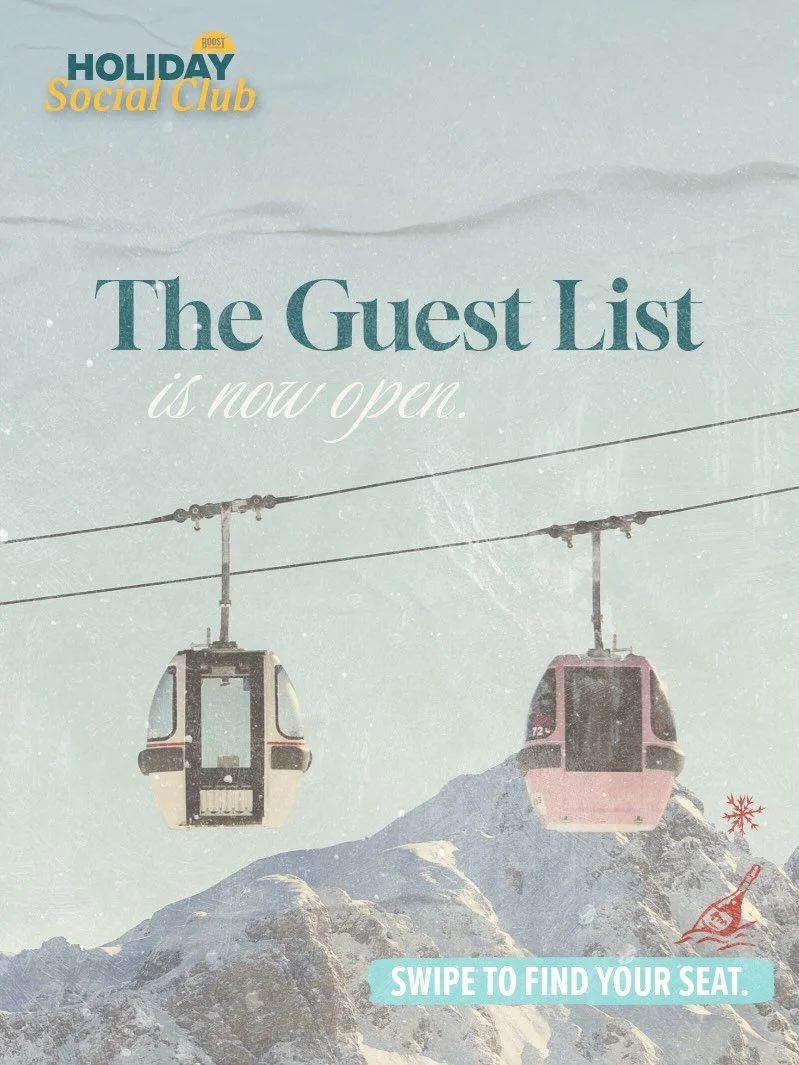Reservations are in, and nobody&rsquo;s getting left on the mountain. 🏔️

Every guest gets a seat at this year&rsquo;s Holiday Social Club. Swipe for the seating chart, then head to the link in bio for more! 🎁

#HolidaySocialClub #BoostPromo #Holid