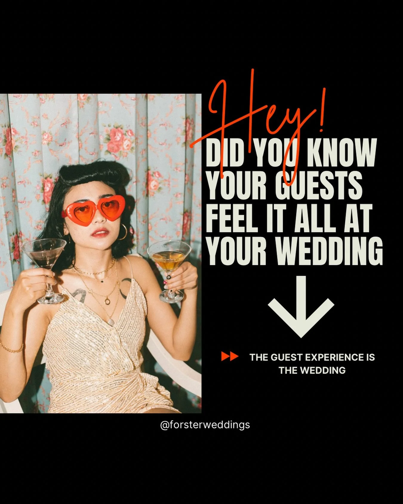 Your Guests Feel Everything

🥂 The Guest Experience Is the Wedding

Couples often plan their wedding day around how it looks &mdash; but what truly lasts is how it feels. 

From arrival to farewell, your guests are moving through moments, transition