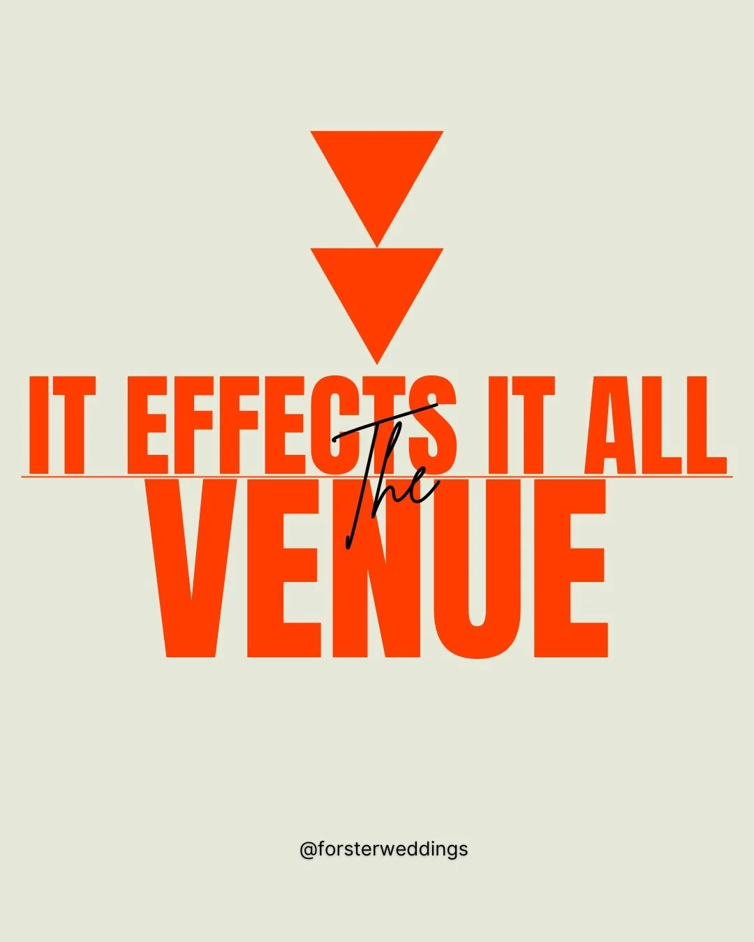 The Venue Effects It All