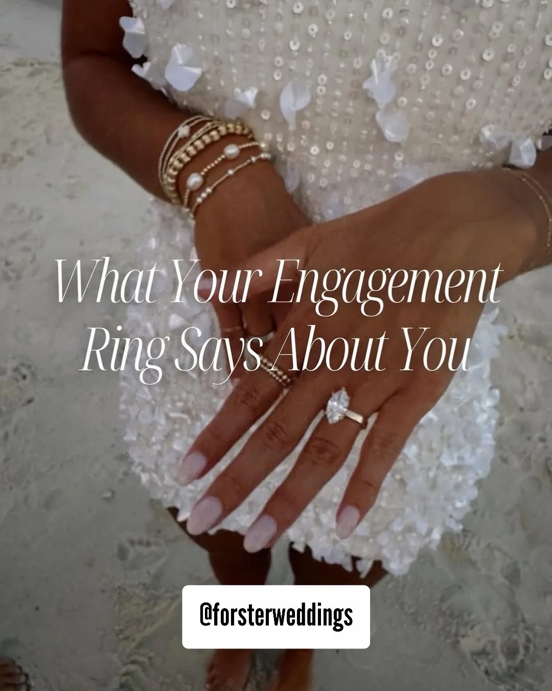 Your engagement ring is basically a personality trait 💍✨