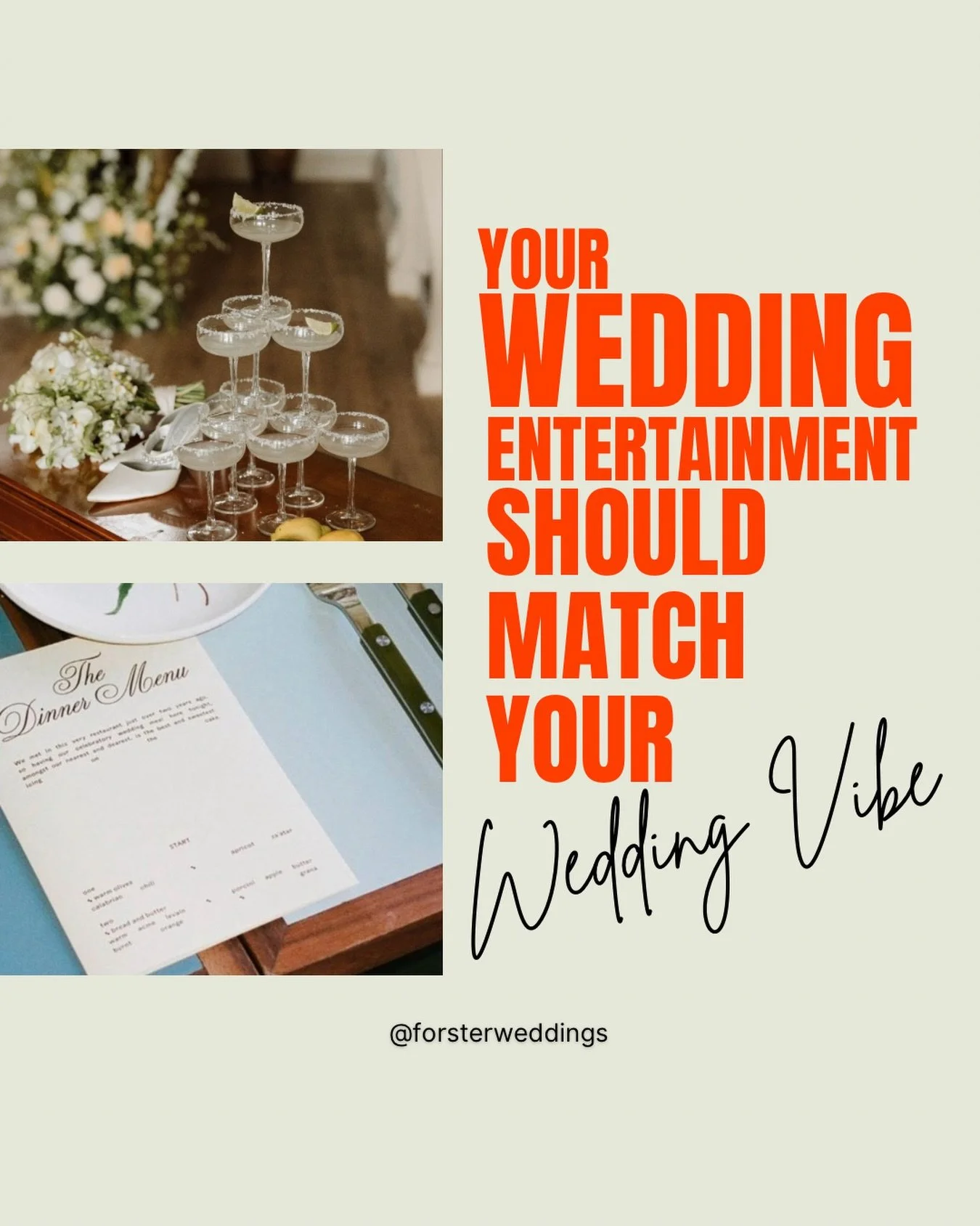 Your Entertainment Should Match Your Wedding Energy ✨

🎶 Choosing Entertainment That Fits Your Vibe

One of the biggest mistakes couples make when booking entertainment is choosing what looks good on paper, rather than what suits the energy of their