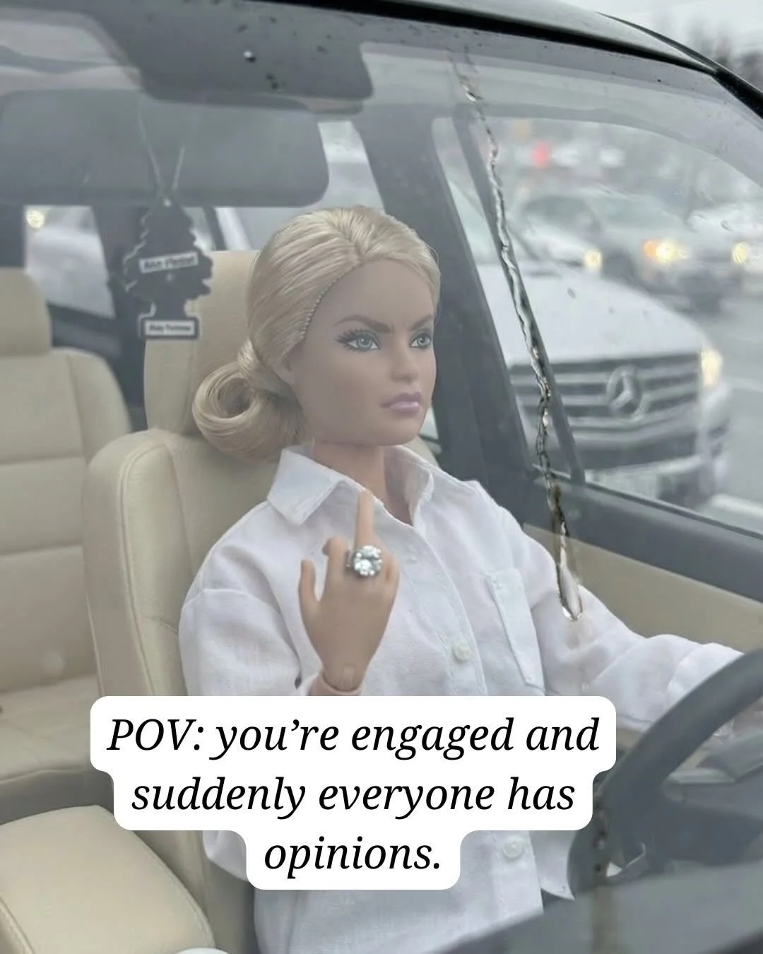 POV: you&rsquo;re engaged and suddenly you&rsquo;re
&bull; a full-time event planner
&bull; a part-time accountant
&bull; a professional people-pleaser
&bull; and emotionally unstable over floral quotes

No one tells you that planning a wedding feels