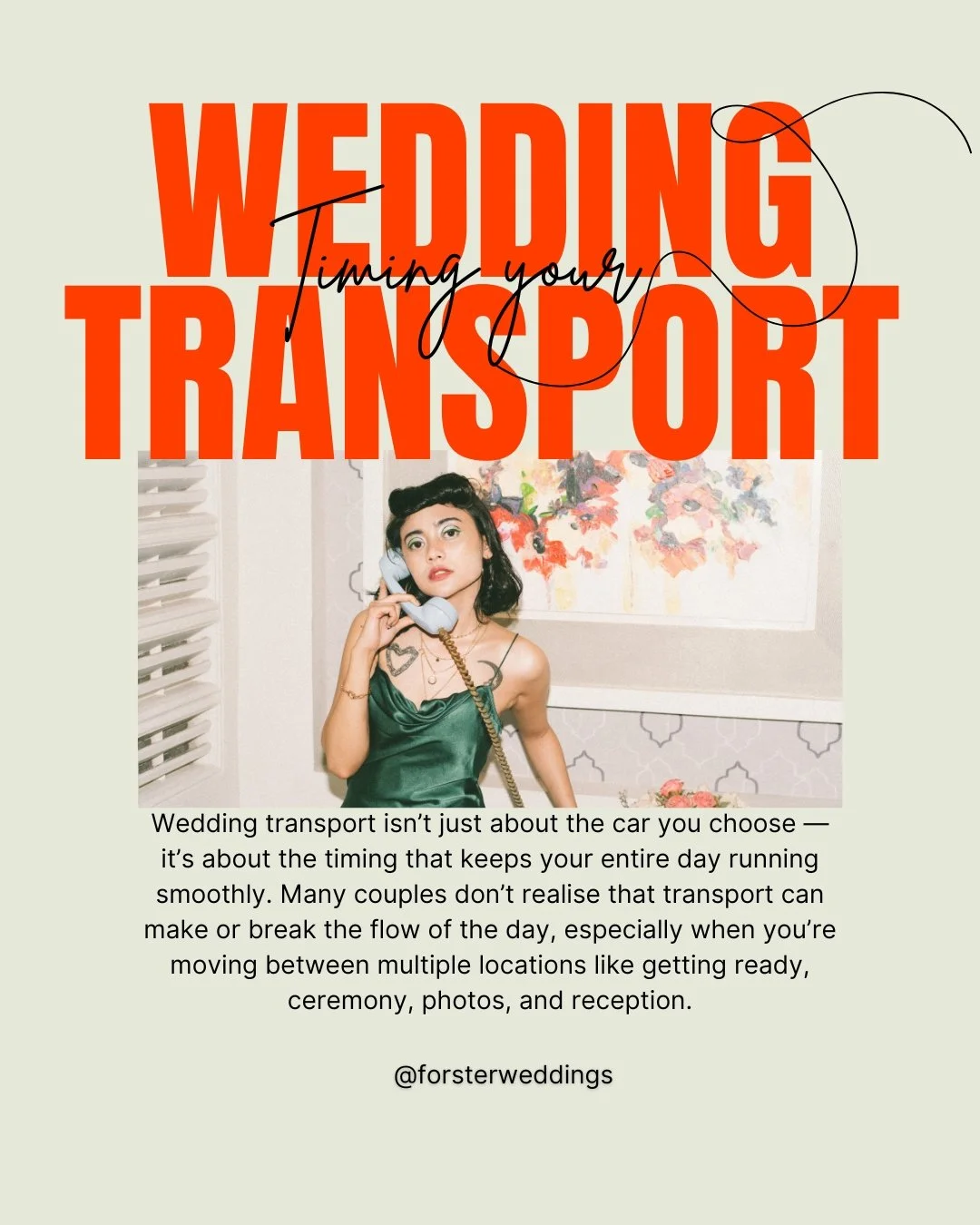 Timing your Wedding Transport