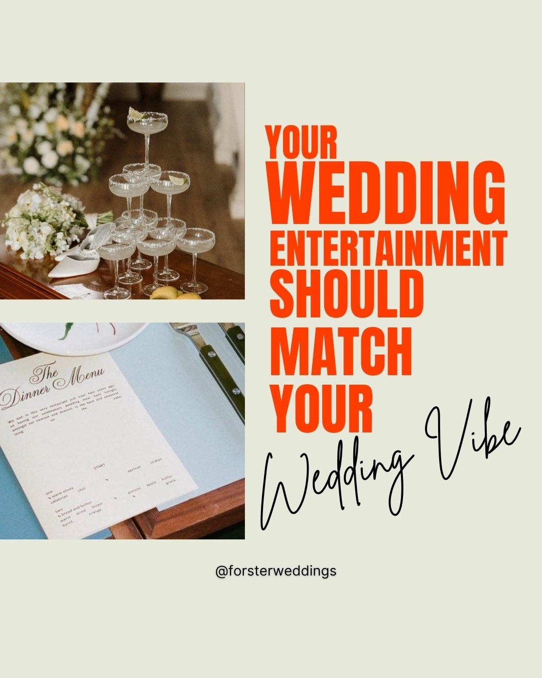 Your Wedding Entertainment Should Match your Wedding Vibe