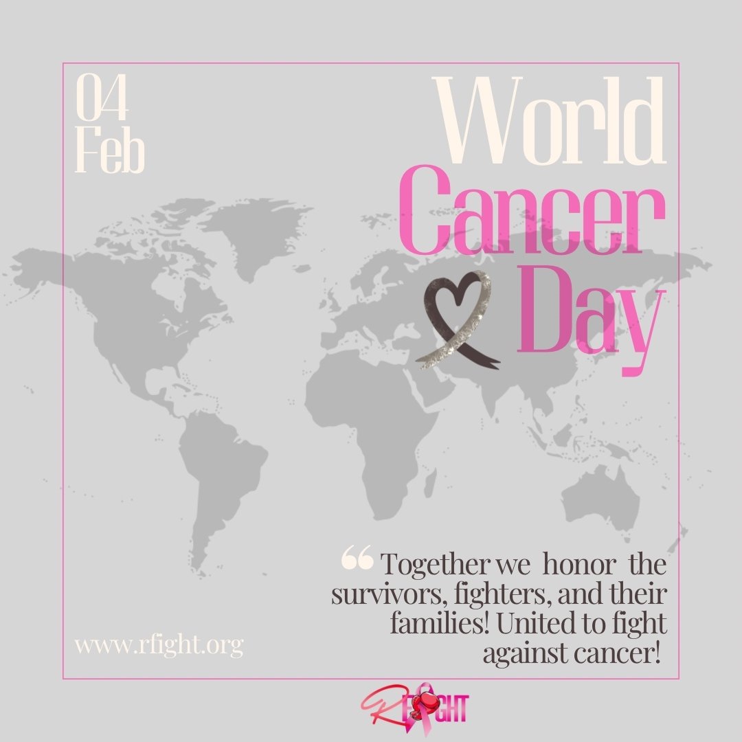 Today, #WorldCancerDay, we stand together to raise awareness, support fighters, survivors, families, and honor those we&rsquo;ve lost. Every voice matters in the fight against cancer. Let&rsquo;s inspire, educate, and take action for a future without
