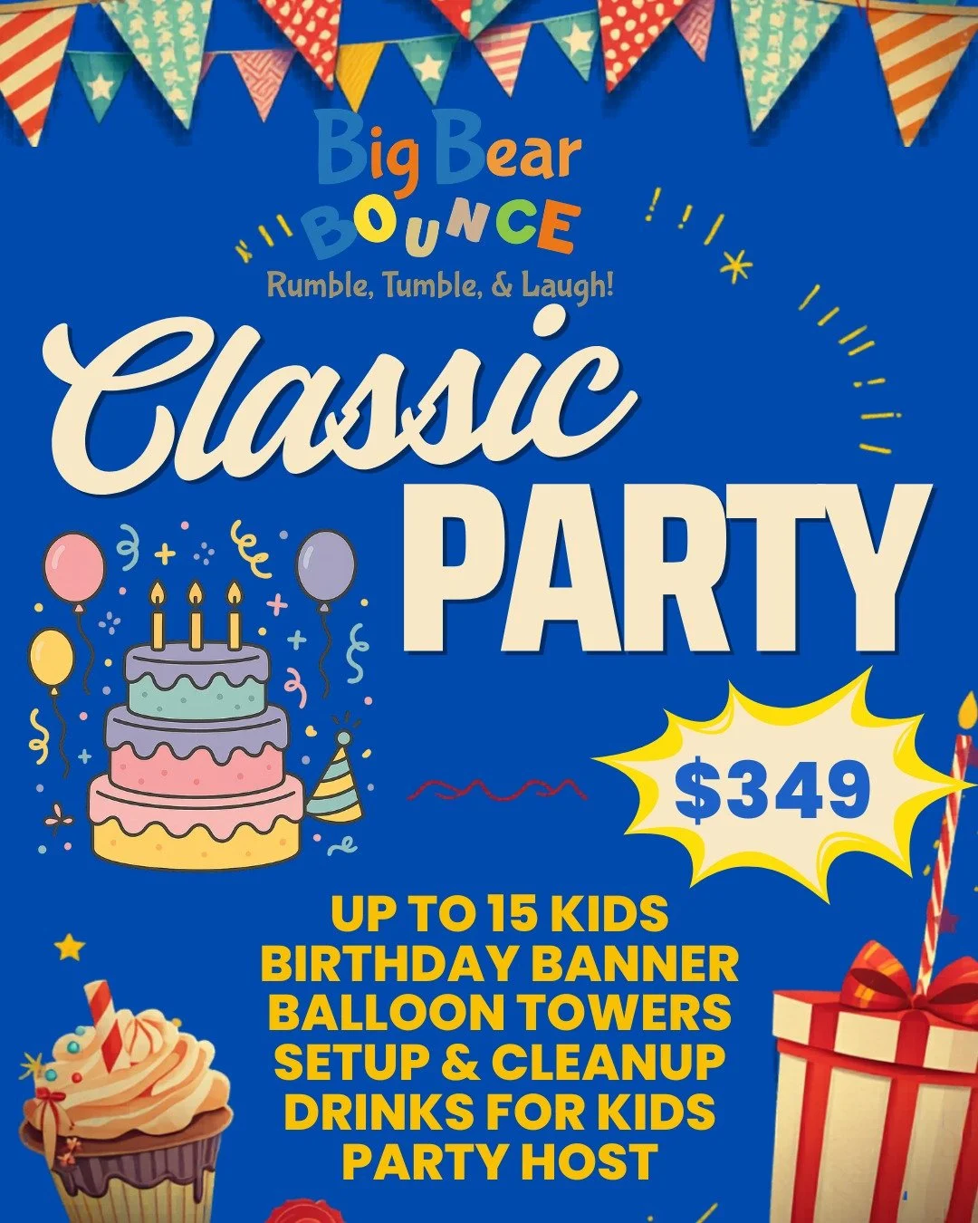 Party are supposed to be fun, not work. Come celebrate with us, let us do the heavy lifting! Link in Bio!