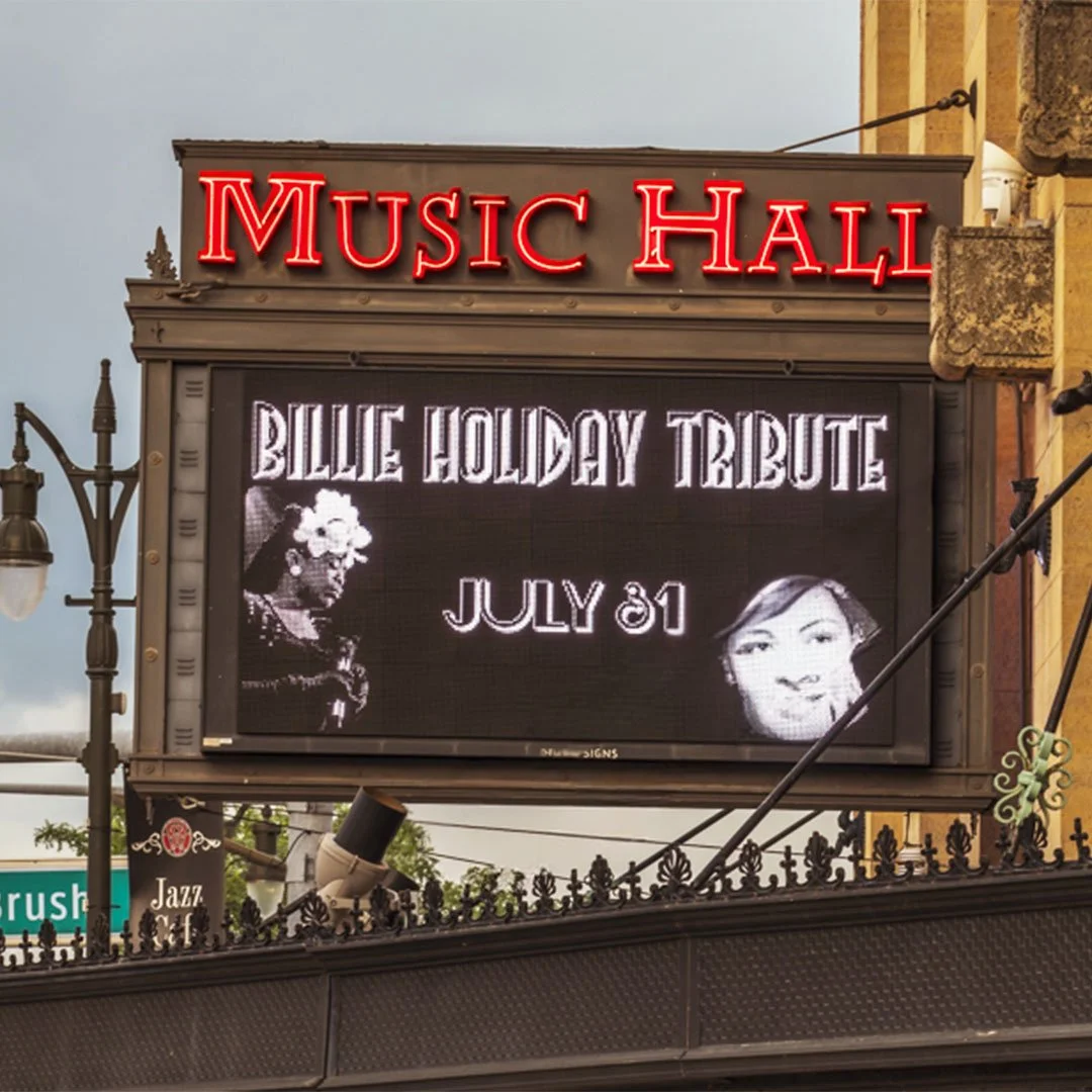 Music Hall Aver Sign Ferndale, MI