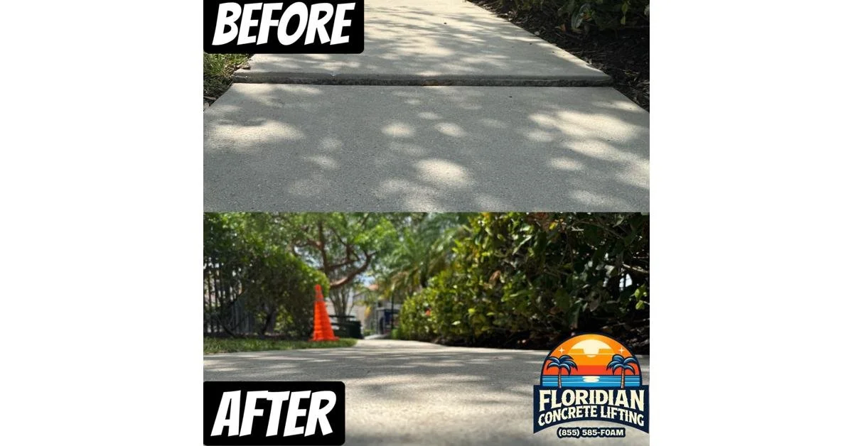 Concrete Lifting & Slab Stabilization for Residential, Commercial, and Municipal Properties in Florida