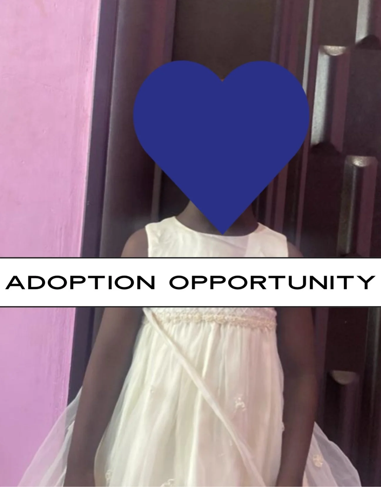 ✨Adoption Opportunity ✨

Every child deserves to belong &mdash; including Alison.

This bright, joyful 6-year-old with Down syndrome from Ghana loves dancing, drawing, and giving hugs. She&rsquo;s known as a &ldquo;ray of sunshine,&rdquo; ready to br