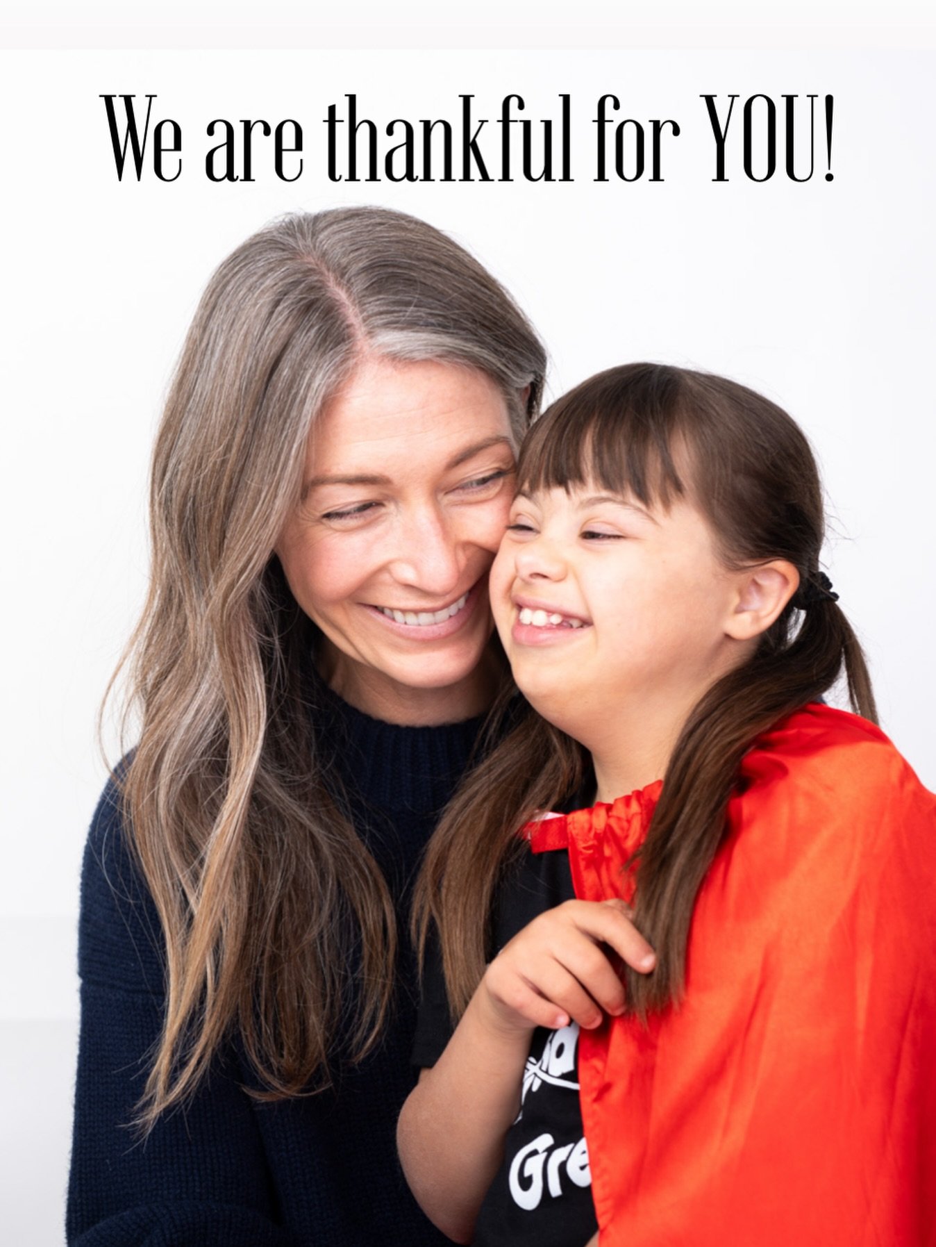 Happy Thanksgiving to YOU from the whole RODS Heroes Team! We are honored and grateful to connect with YOU and shine the light of Down syndrome every chance we get. Have a wonderful holiday!

Photo Credit: @camilynne_photography