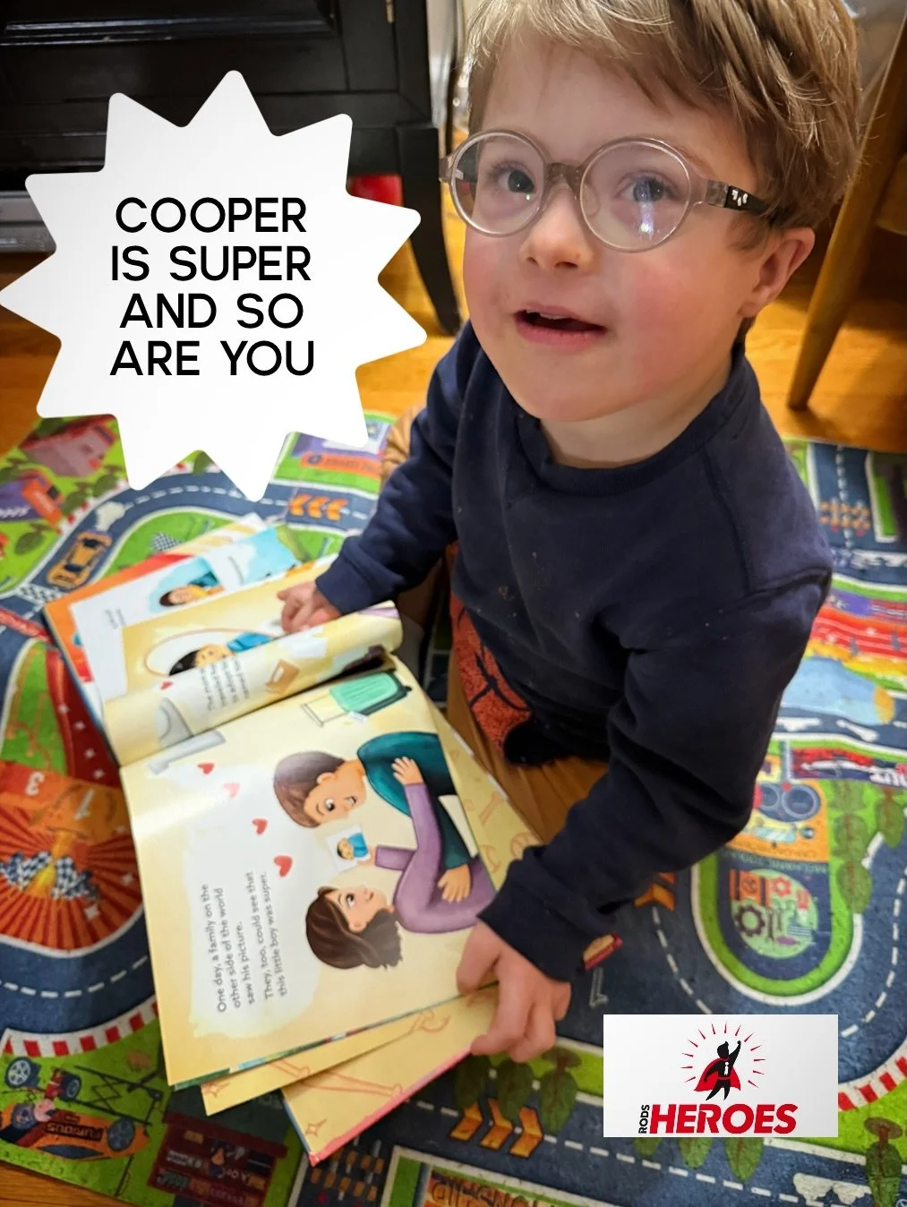 Be sure to grab your copy of, Cooper Is Super And So Are You, today! The book is simple, warm, and easy to connect with for adults and children, alike. It helps them understand difference. It helps them see their own strengths. And it can spark some 