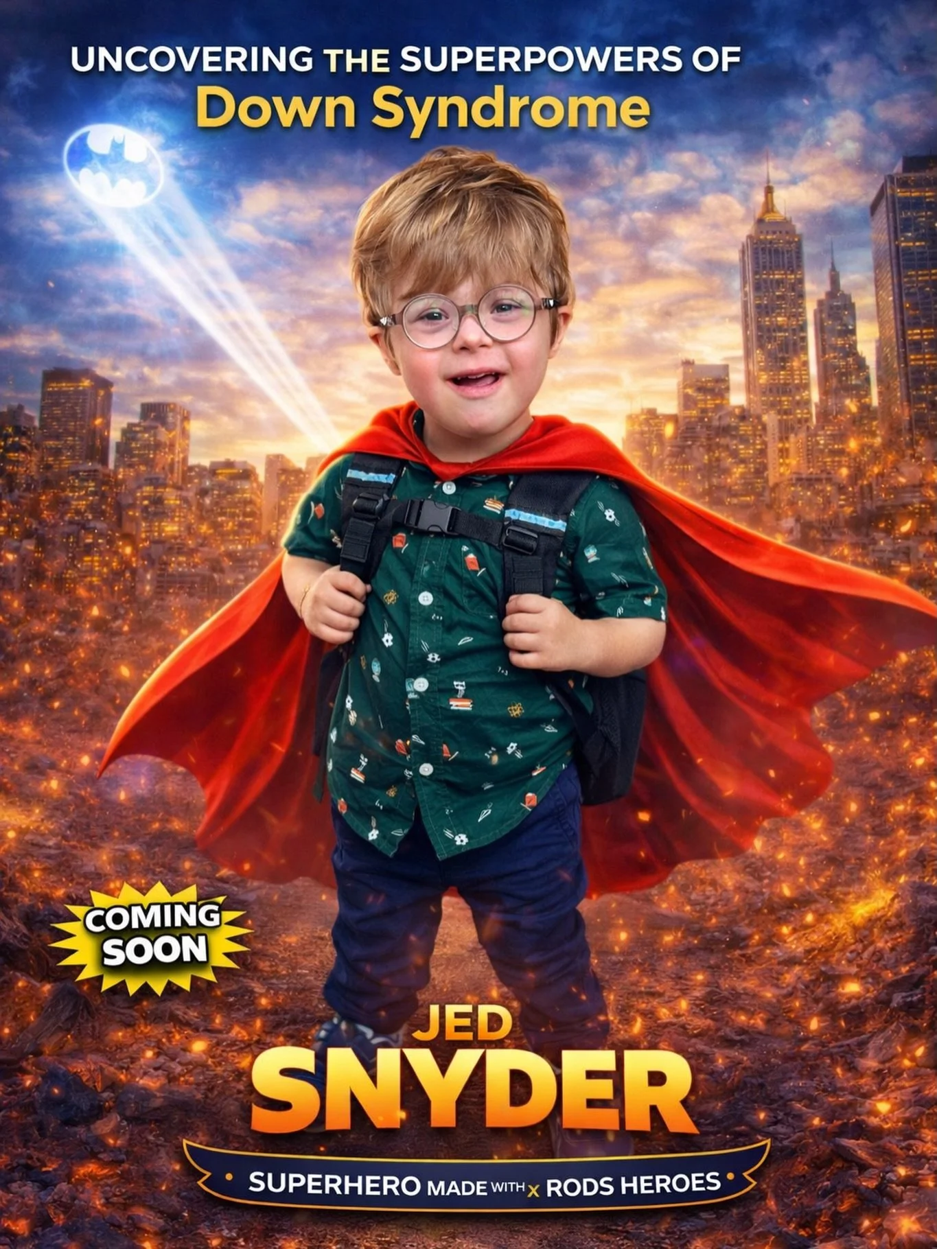 Jed is the Mayor. Wherever he goes, people know and recognize him and ask for hugs, high fives and fist bumps. JOY is his Superpower and that&rsquo;s why we celebrate him leading up to WDSD and every other day of the year! Stay tuned for a glimpse of