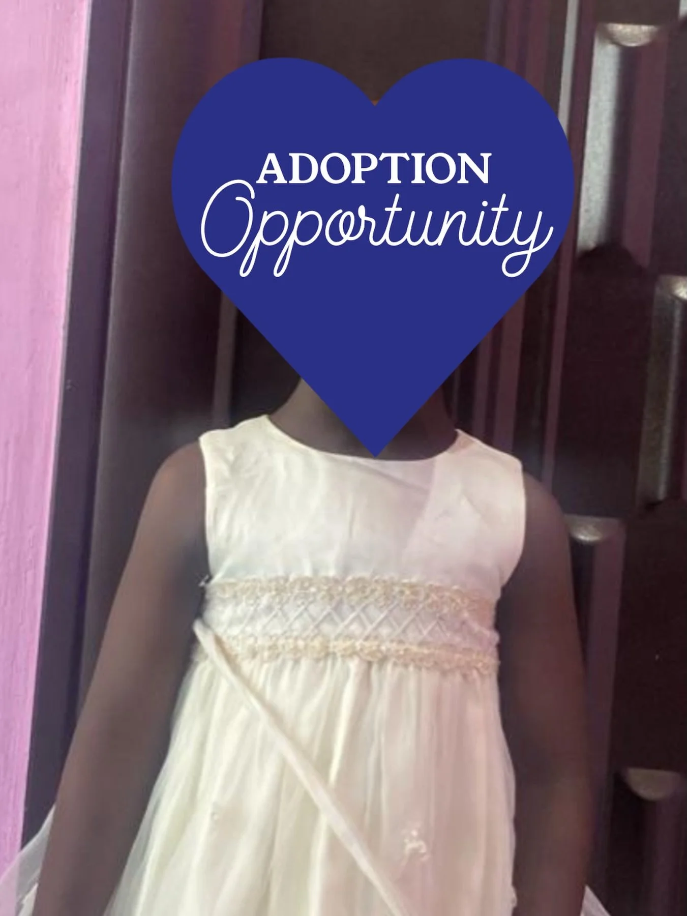 ✨ Adoption Opportunity ✨

Every child deserves a place to call home &mdash; and that includes Alison.

Alison is a joyful, vibrant 6-year-old girl with Down syndrome from Africa. She loves to dance, create art, and share the sweetest hugs. Those who 