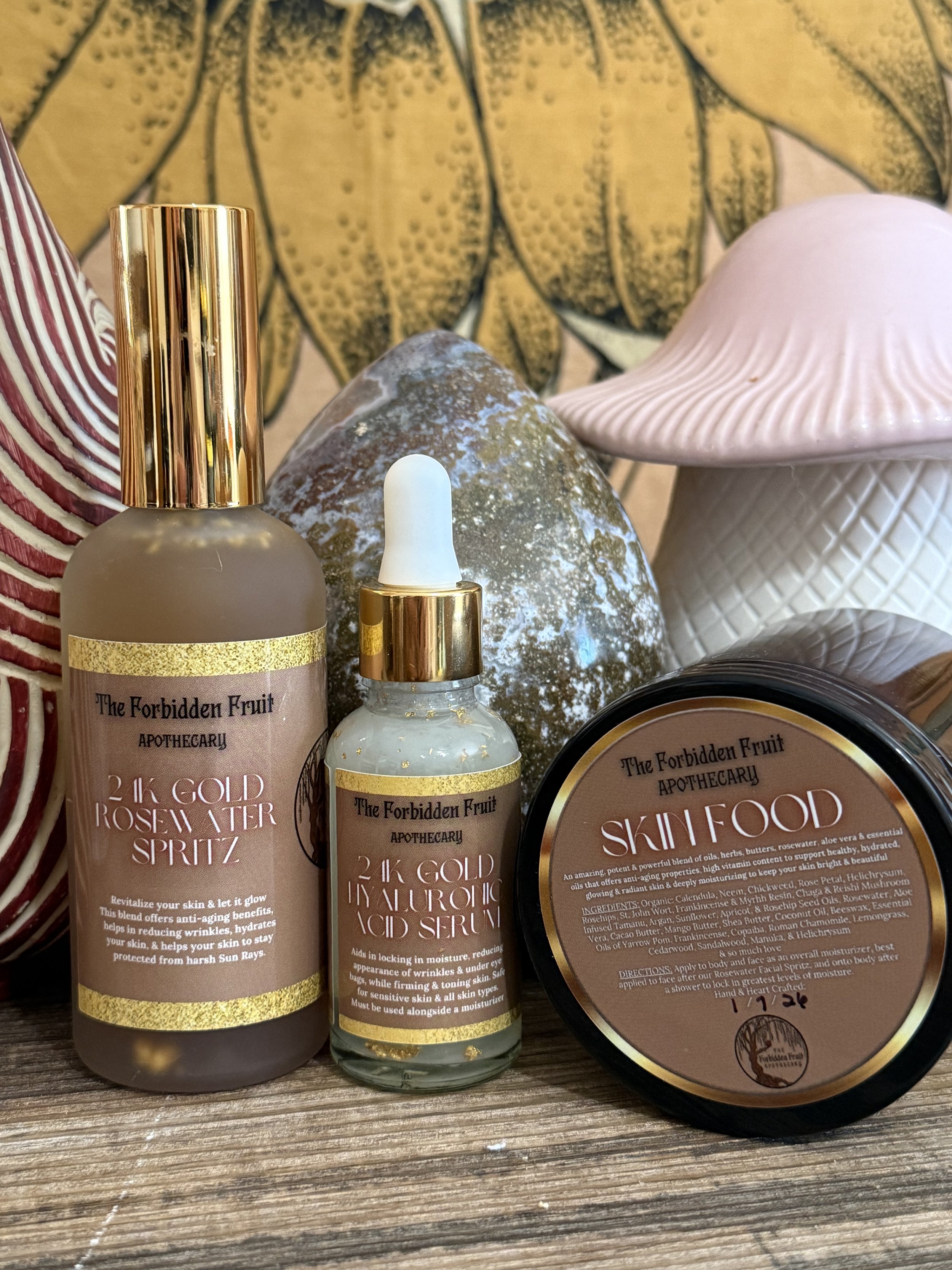 24K Gold & Skin Food Facial Kit