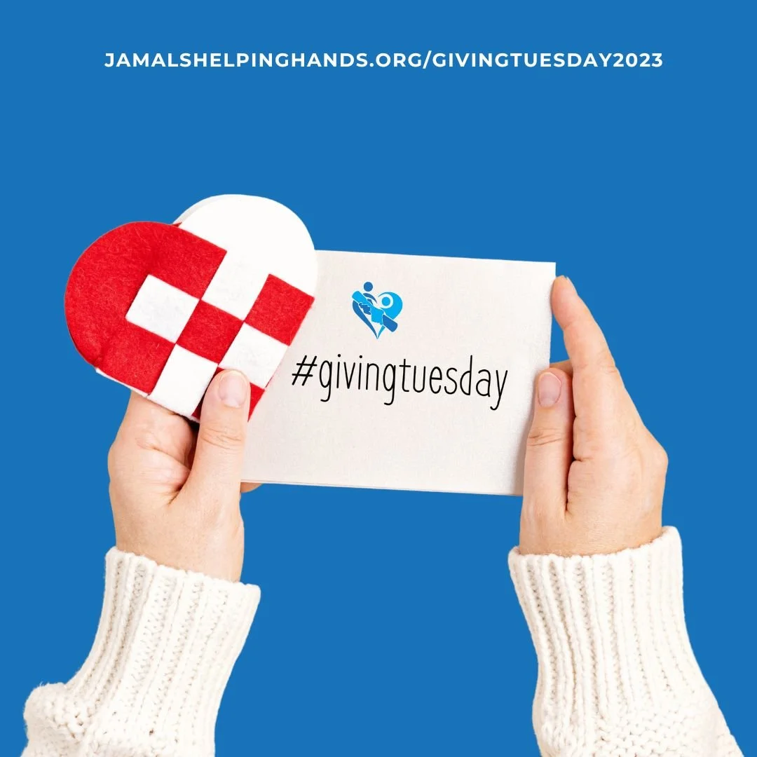 As the holiday season approaches, we are excited to share the joy of Giving Tuesday with you, and we invite you to make a difference in the lives of families impacted by rare diseases. At Jamal's Helping Hands, we have set a goal of raising $5,000 to
