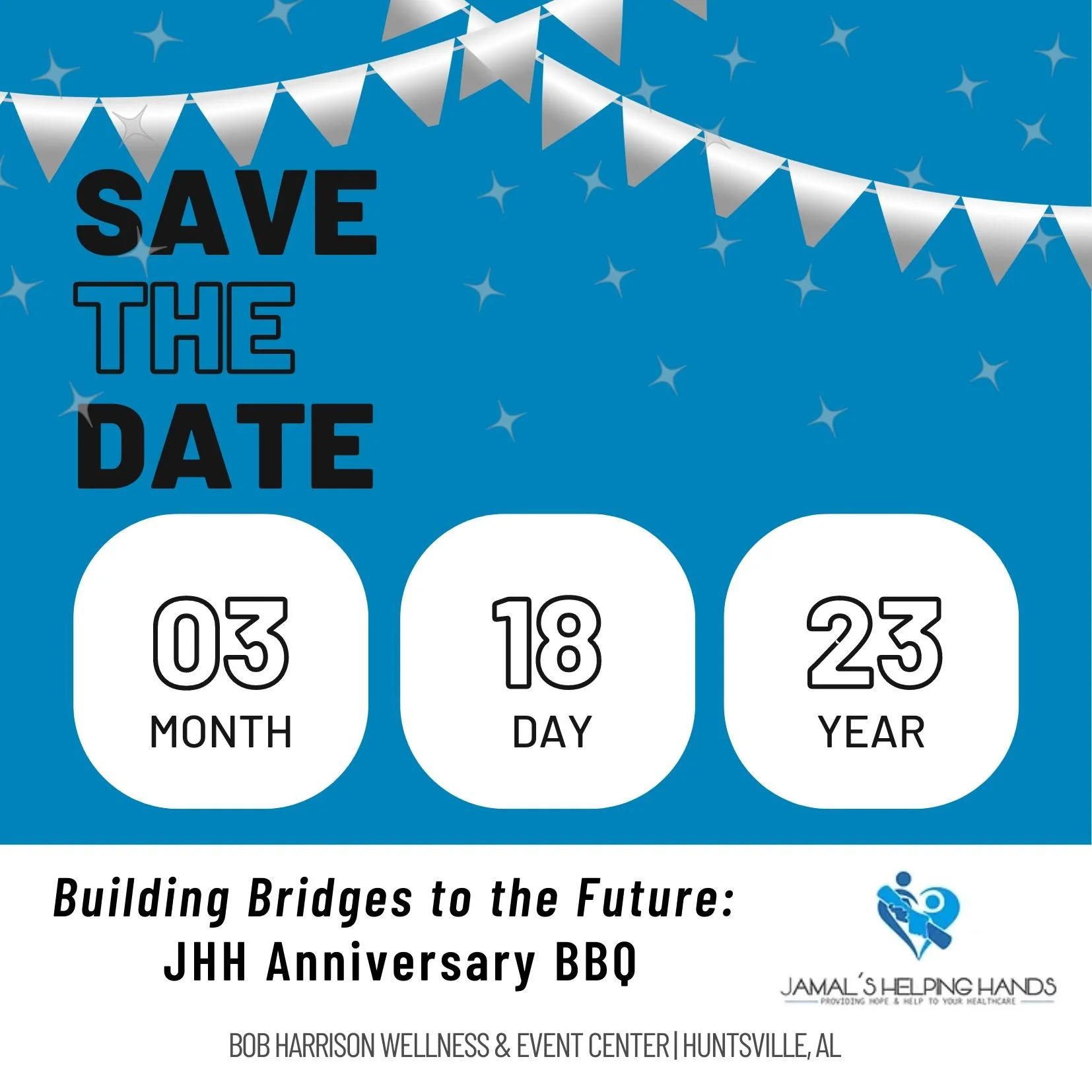 Join us to celebrate Jamal&rsquo;s Helping Hands five-year anniversary, honoring our community, our resilience, and our strength.

Attendees must RSVP to attend the event. Registration is limited to 6 guests.

Deadline to RSVP has been extended to Ma