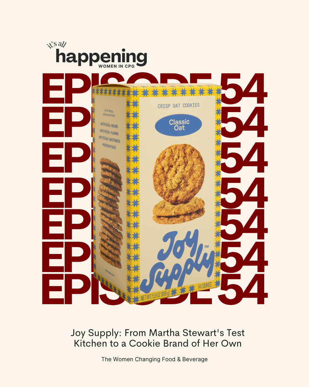Joy Supply: From Martha Stewart's Test Kitchen to a Cookie Brand of Her Own