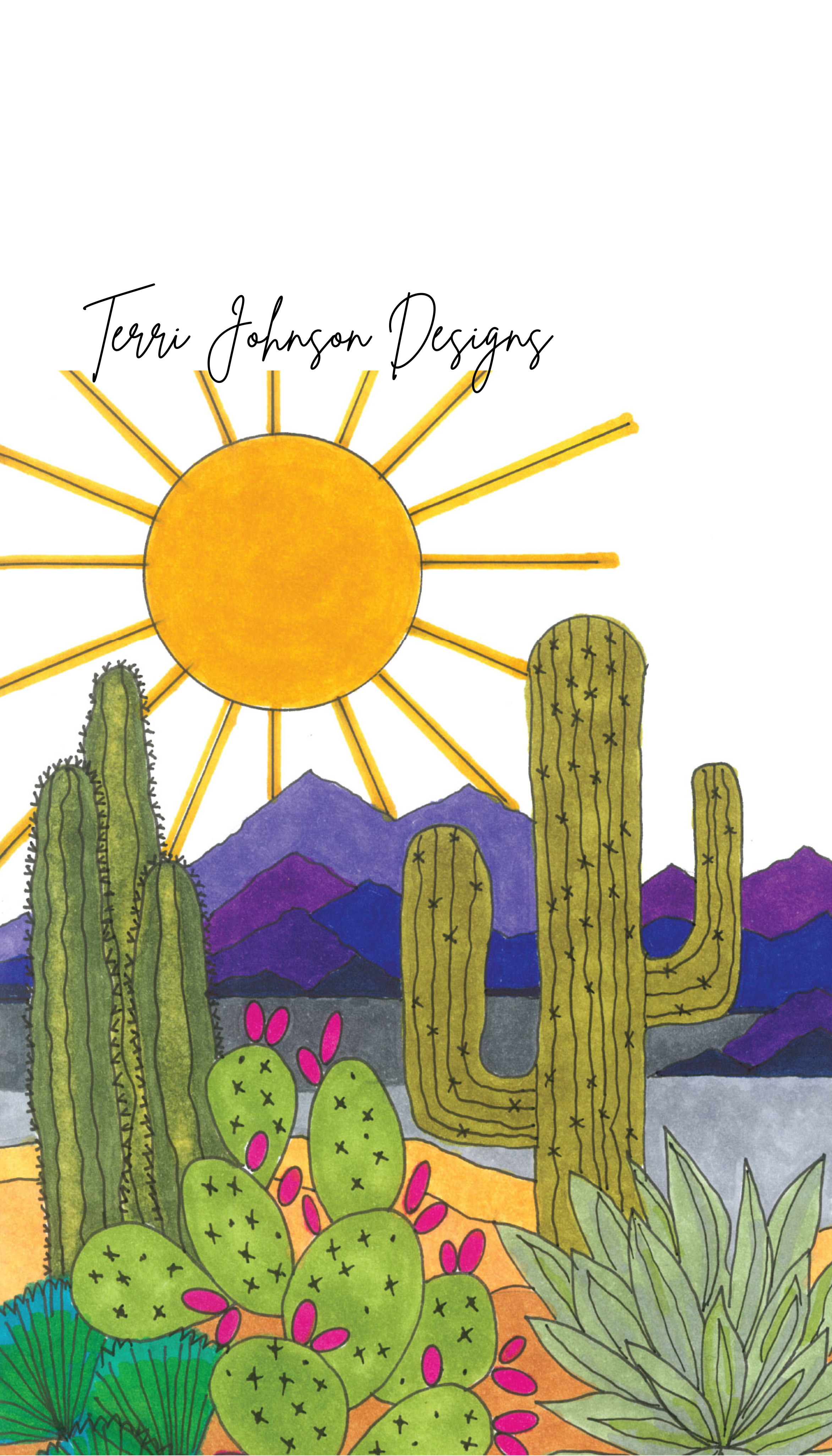 Luggage Tag - Desert Collection Cactus