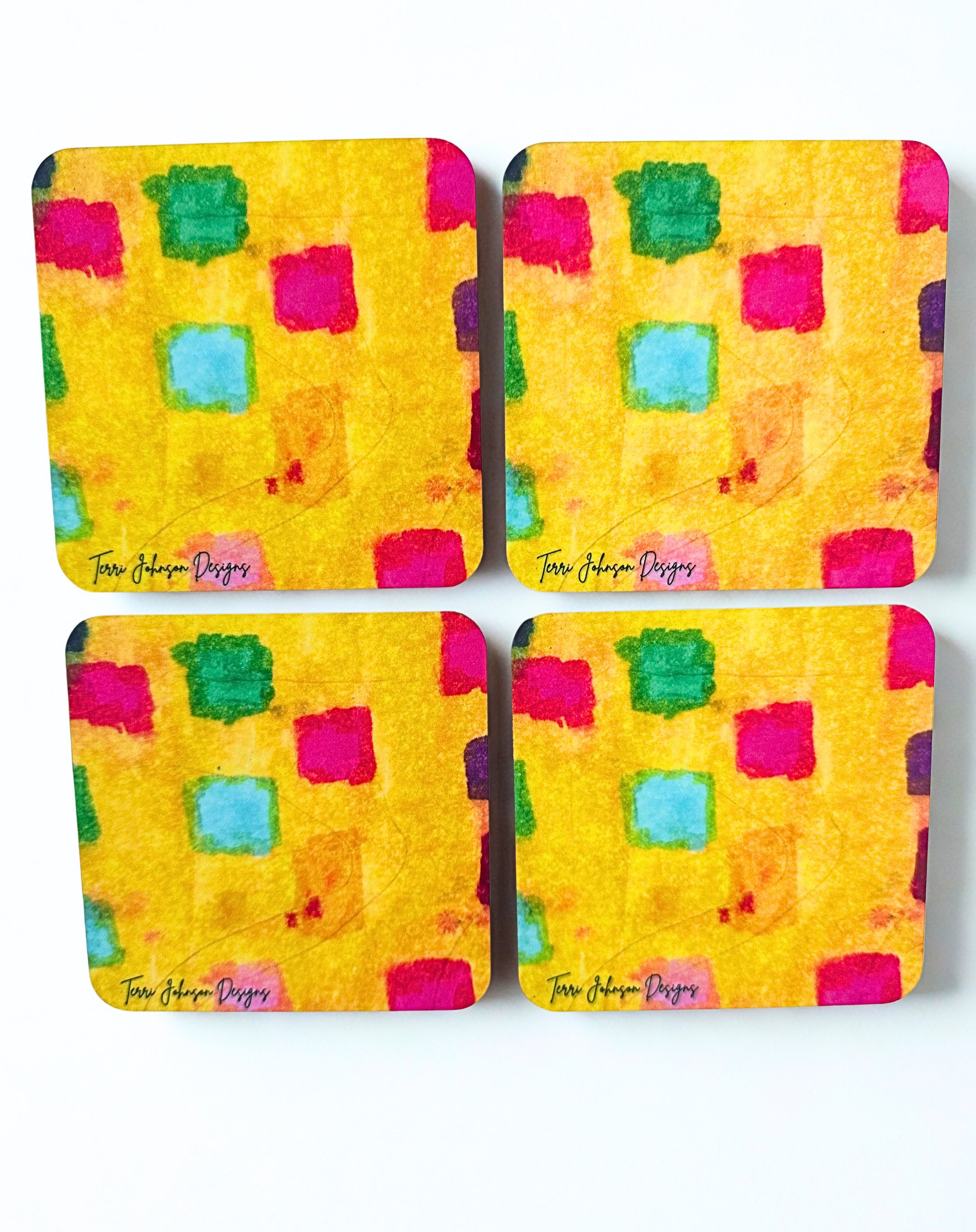 Coasters - Lightbox Yellow