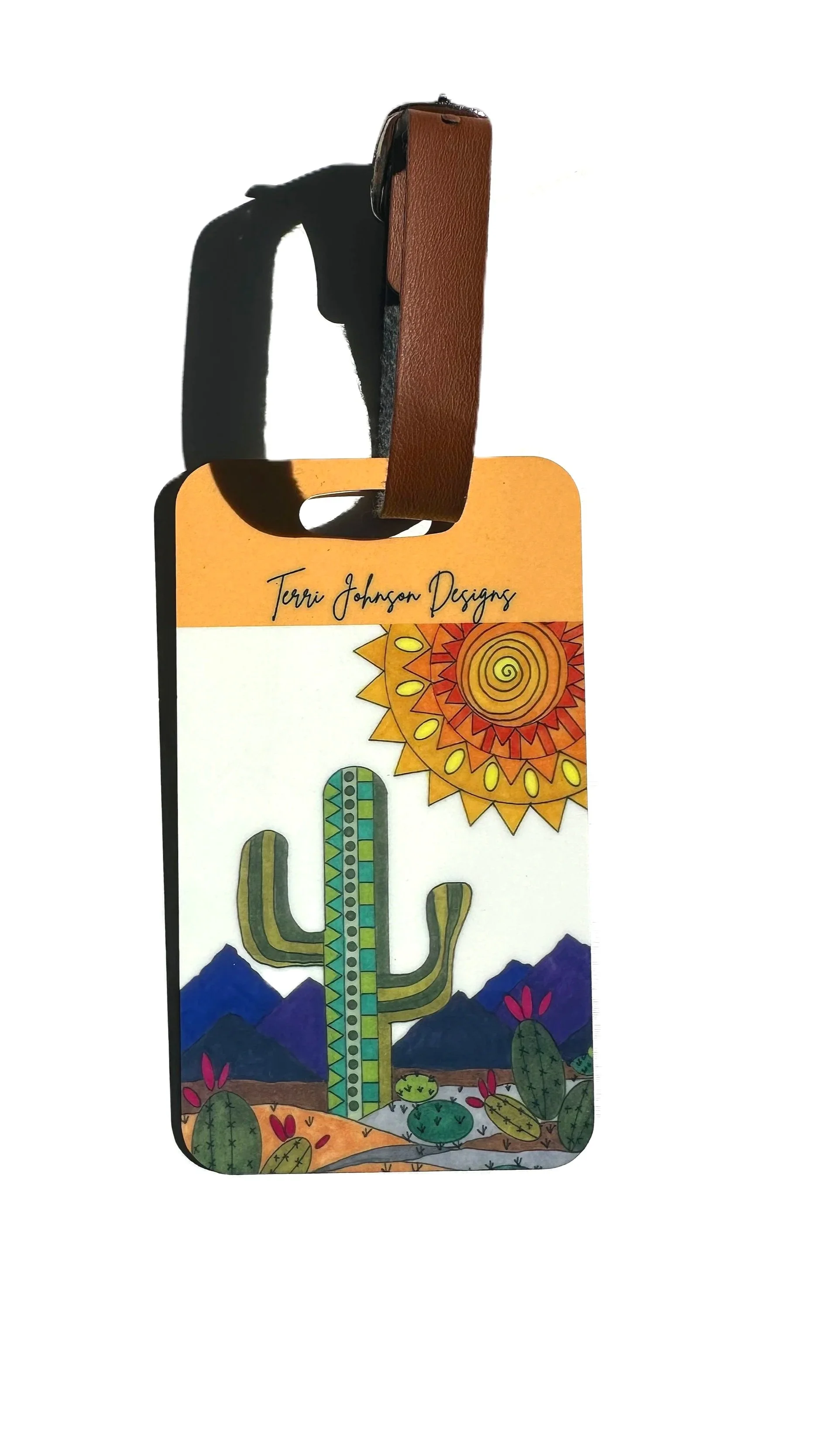 Luggage Tag - Southwest Cactus