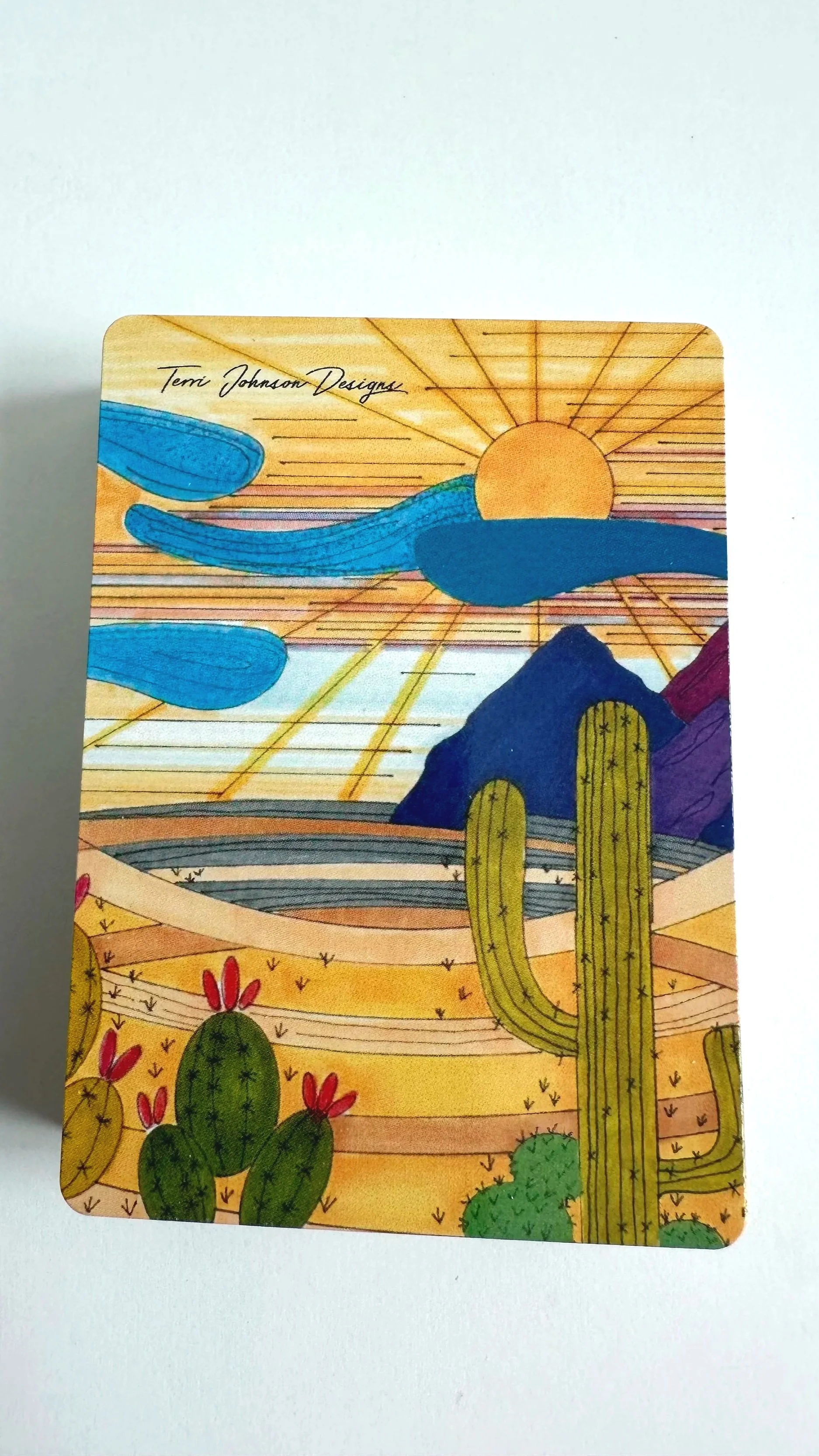 Deck of  Cards - Southwest Landscape
