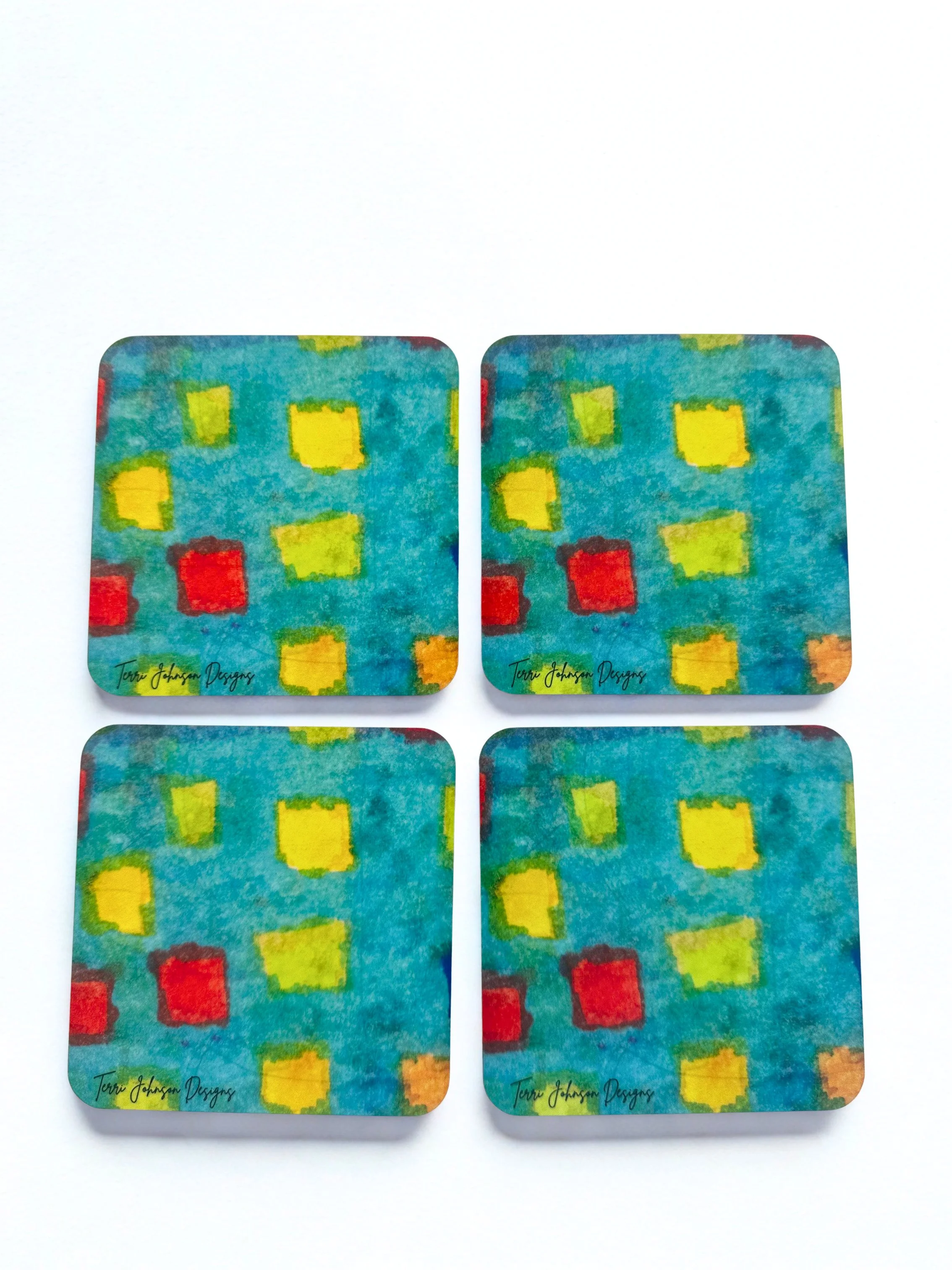 Coasters - Lightbox Teal