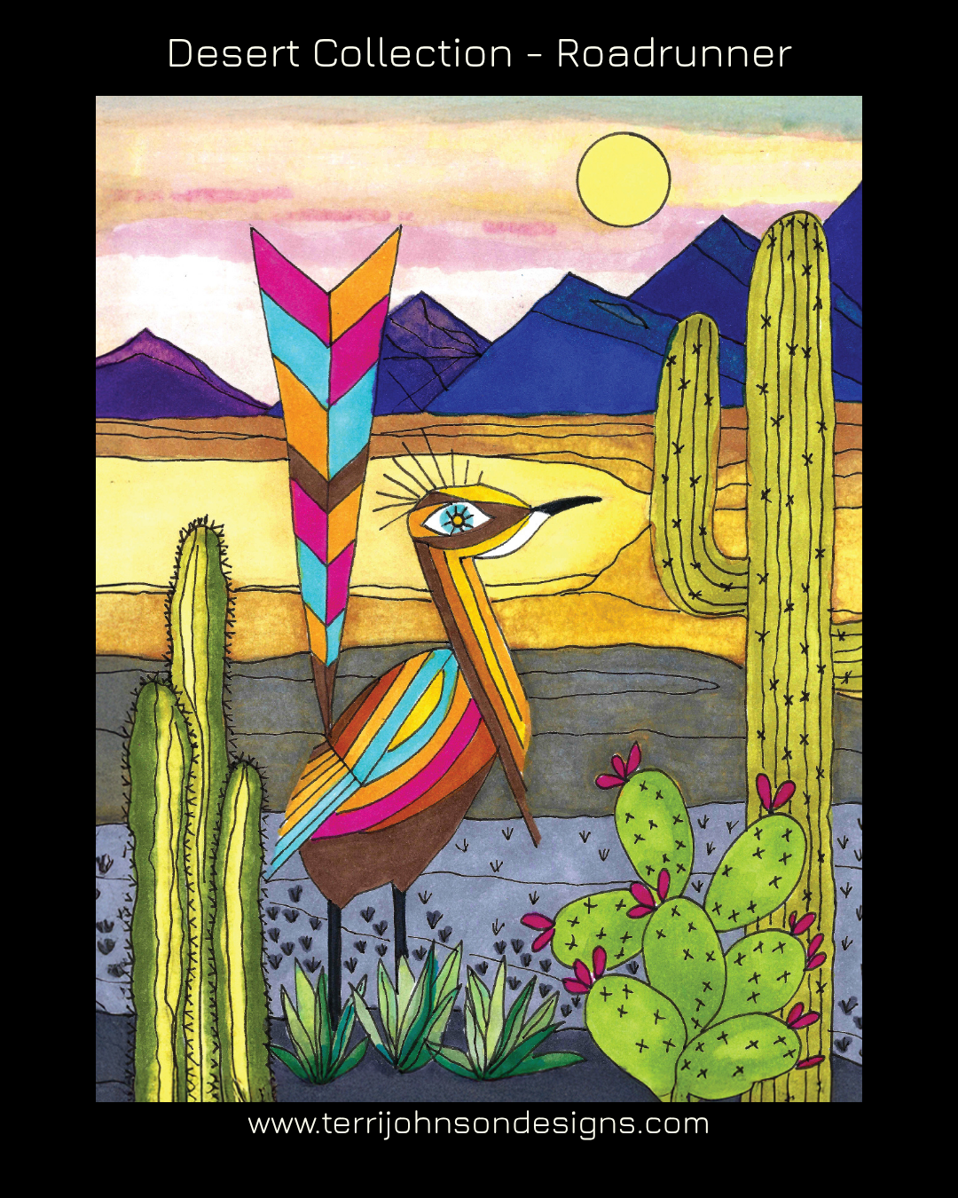 Desert Notecard Collection - Roadrunner