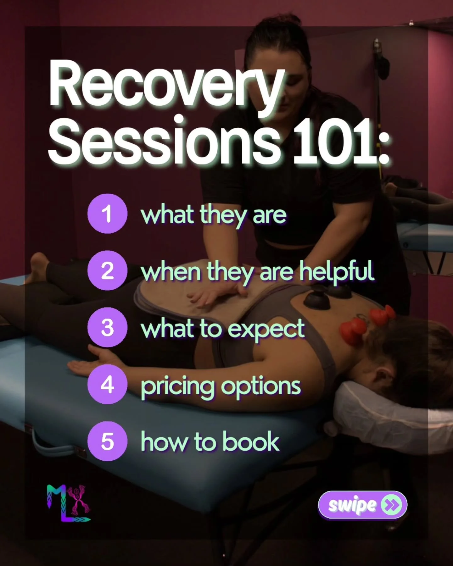 💆🏻&zwj;♀️ comment &ldquo;RECOVERY&rdquo; to get started!! 
&bull;
What's your favorite modality??