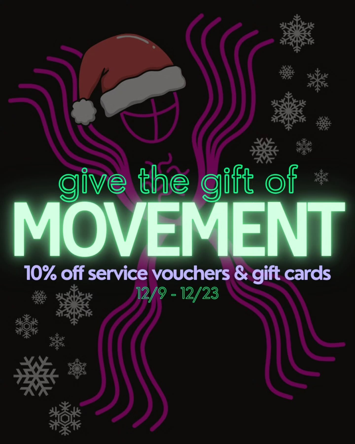🎁❄️ DM, call, text, or stop by the studio to claim your discounted service vouchers, gift cards, or account credits (if the gift is for yourself)!