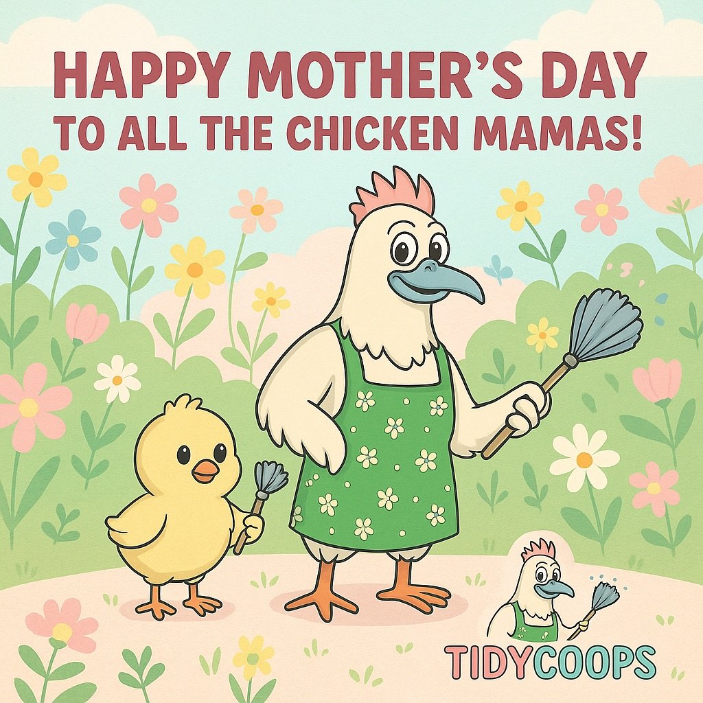 Happy Mother&rsquo;s Day to all the amazing chicken mamas out there!
Whether you&rsquo;ve got feathers in the yard or little ones at home (or both), today we&rsquo;re celebrating you.
Thanks for keeping your coops clean and your flocks happy &mdash; 