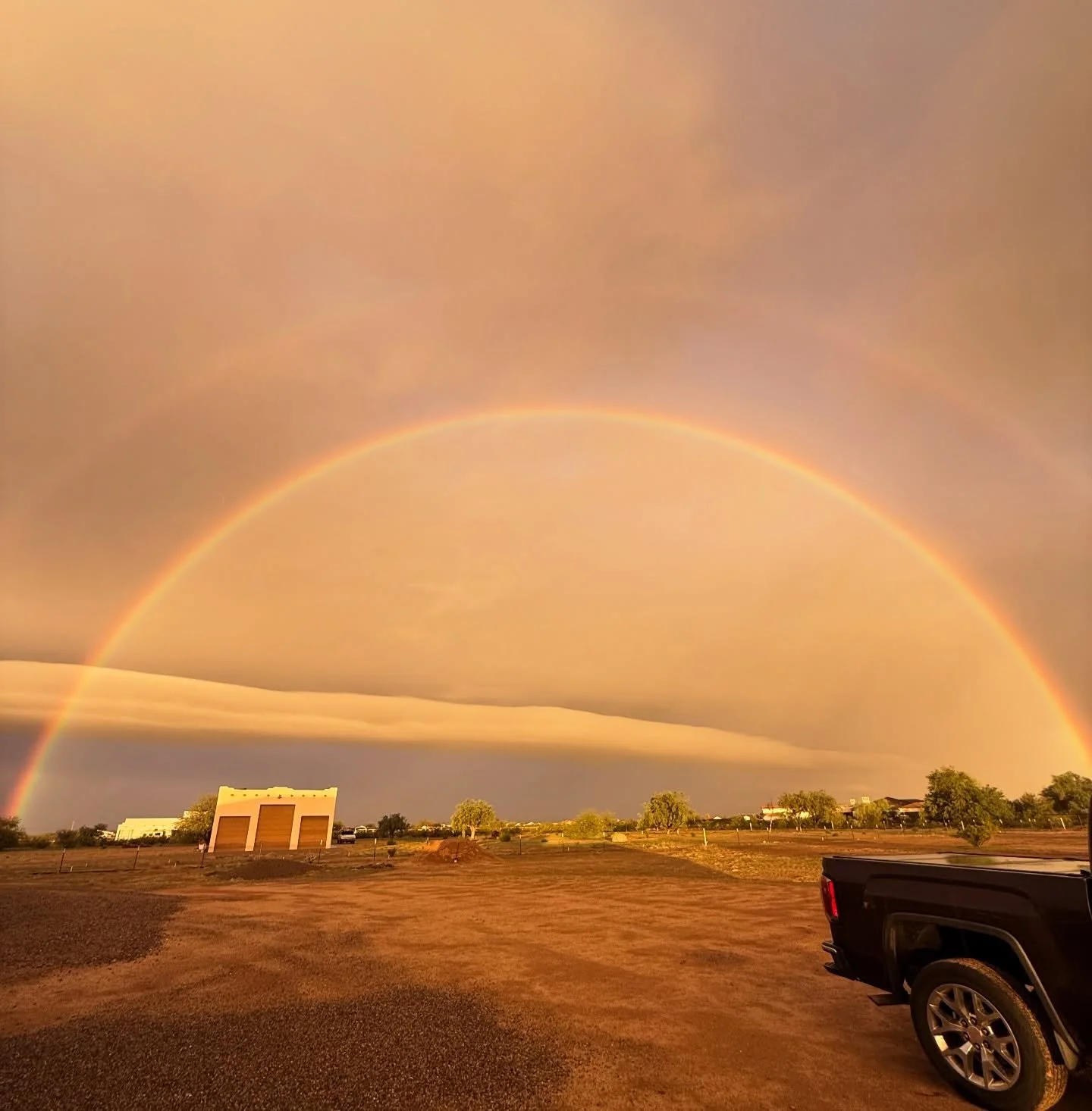 Good morning from Casa Grande! Early morning coop cleaning!