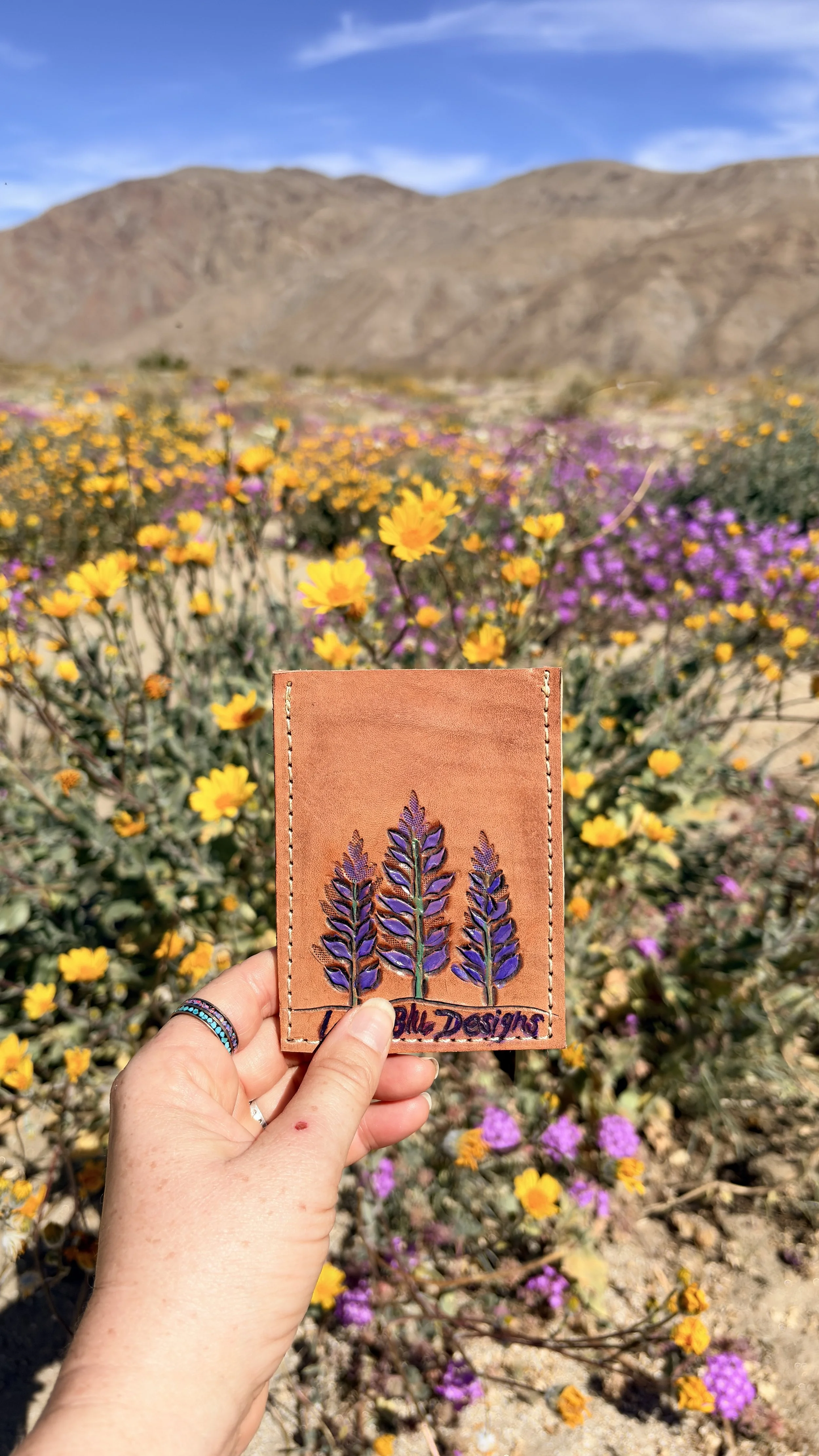 Desert Lupine Card Wallet