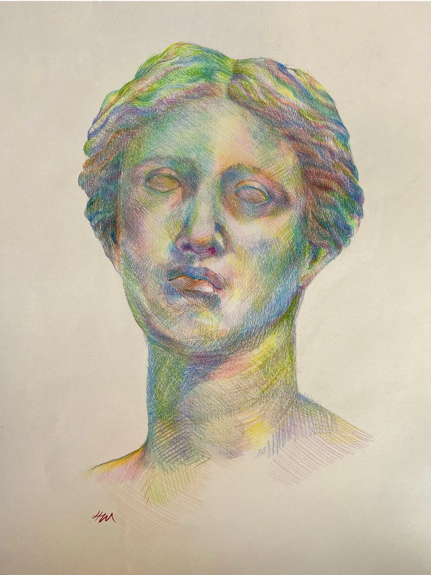 Study of a Statue, (2025), Helena Emily Wade