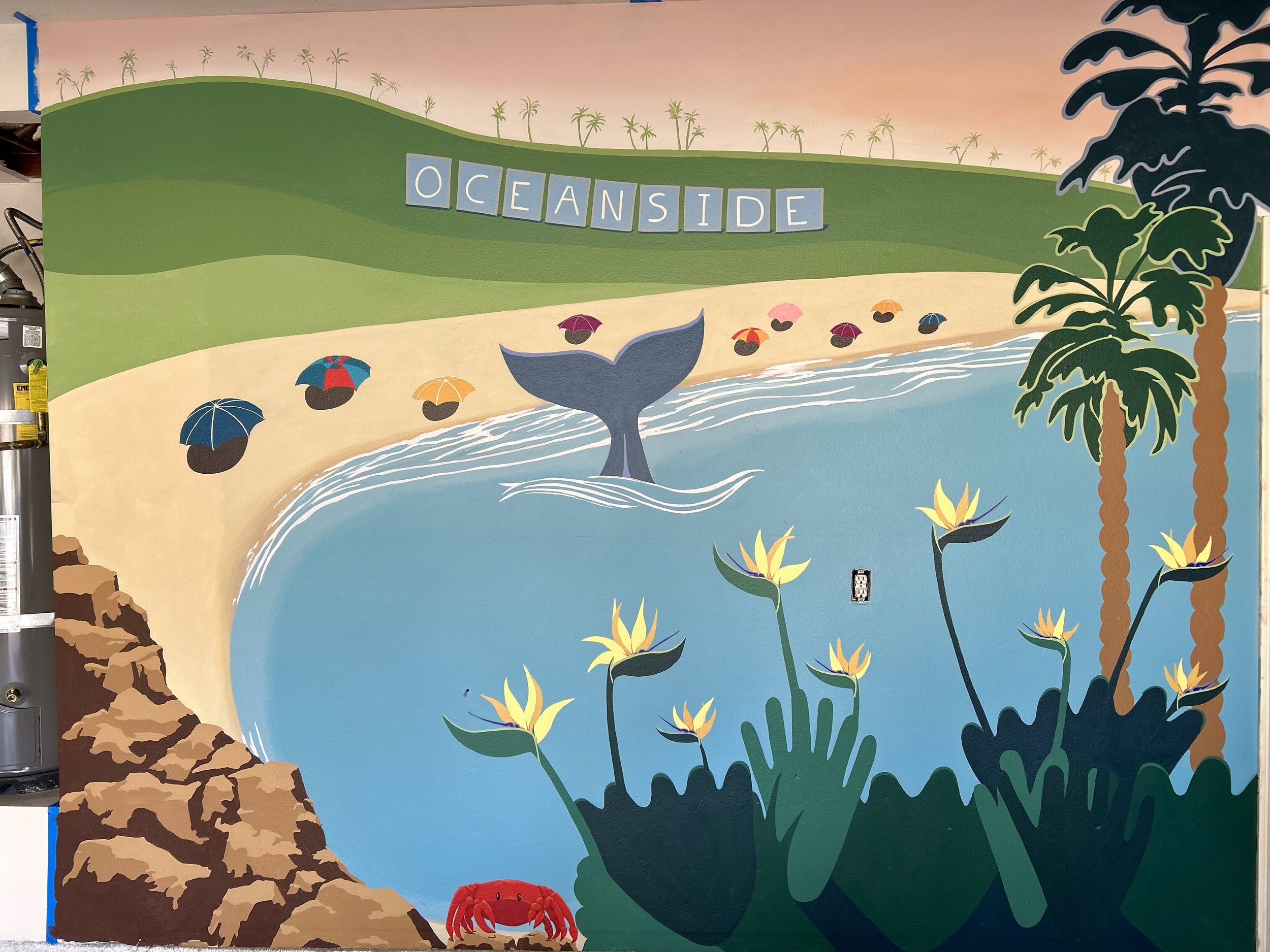 Oceanside harbor mural