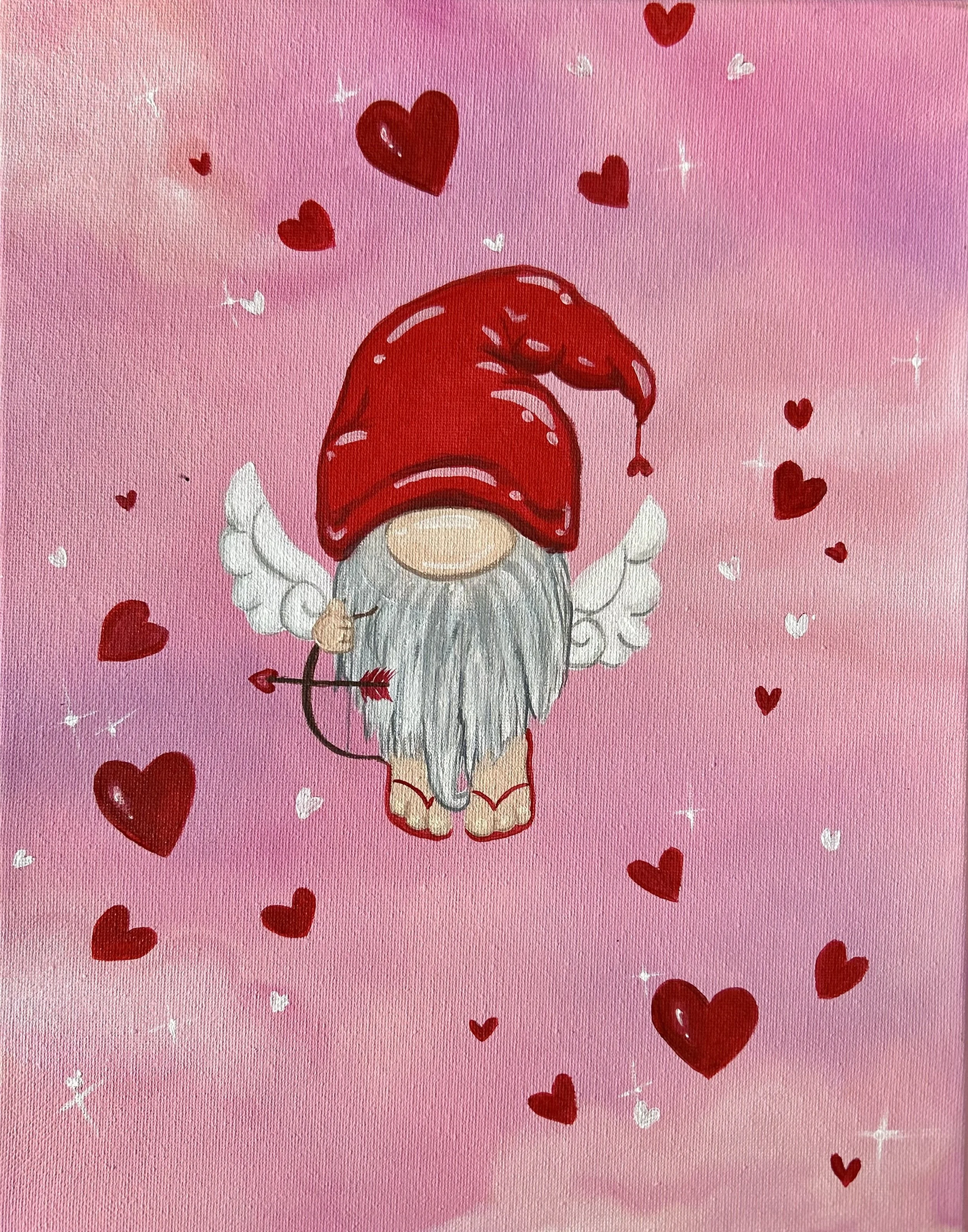 Cupid Valentine Gnome