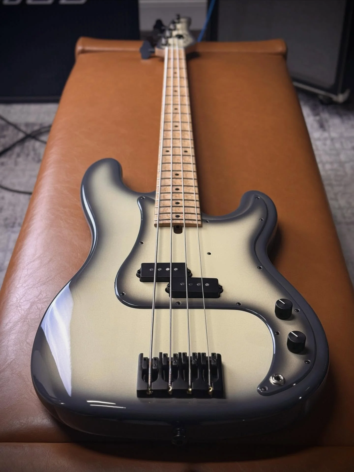 Custom-Ordered Smokey Antigua P4 + Black Hardware = TASTY 🤍🤍🩶🩶🖤🖤

#madeinusa #bass #bassguitar #guitar #bassporn #classic #bassplayer #mikelull #mikelullbass #bassgear #guitargear #instaguitar #bassesofinstagram #rocknroll #custommade #customba