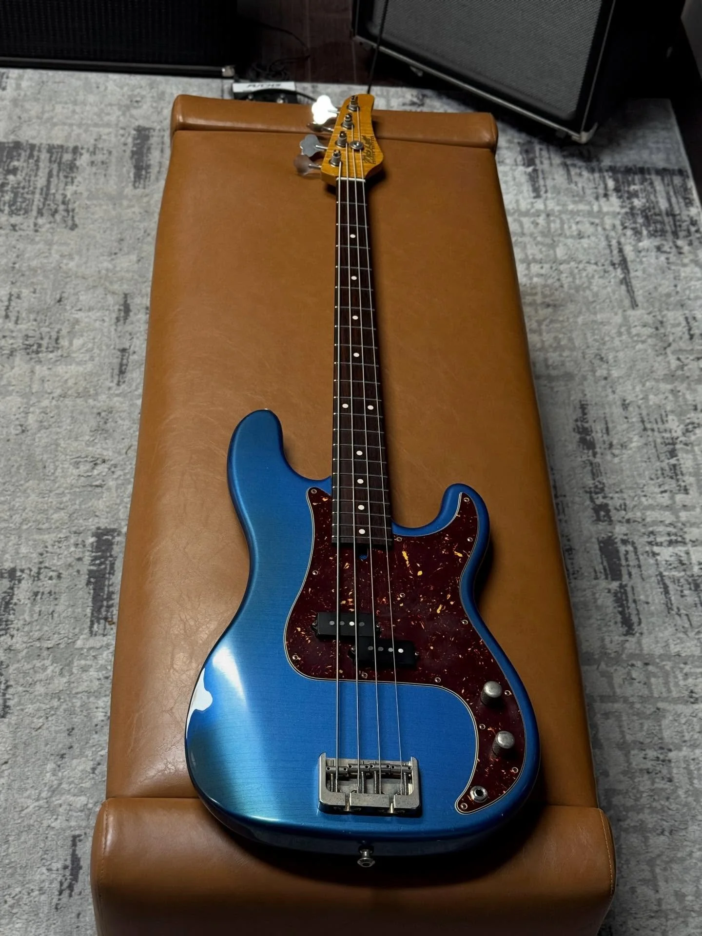 Got a special one today - just finishing up this *One-Off* Heirloom P4 in Lake Placid Blue. Alder Body. Flamed Maple Neck. Indian Rosewood. J Neck. Light/Medium Aged Nitrocellulose Finish. Hand-Wound Mike Lull P Pickup. Aged Nickel Hardware. 7.5lbs. 