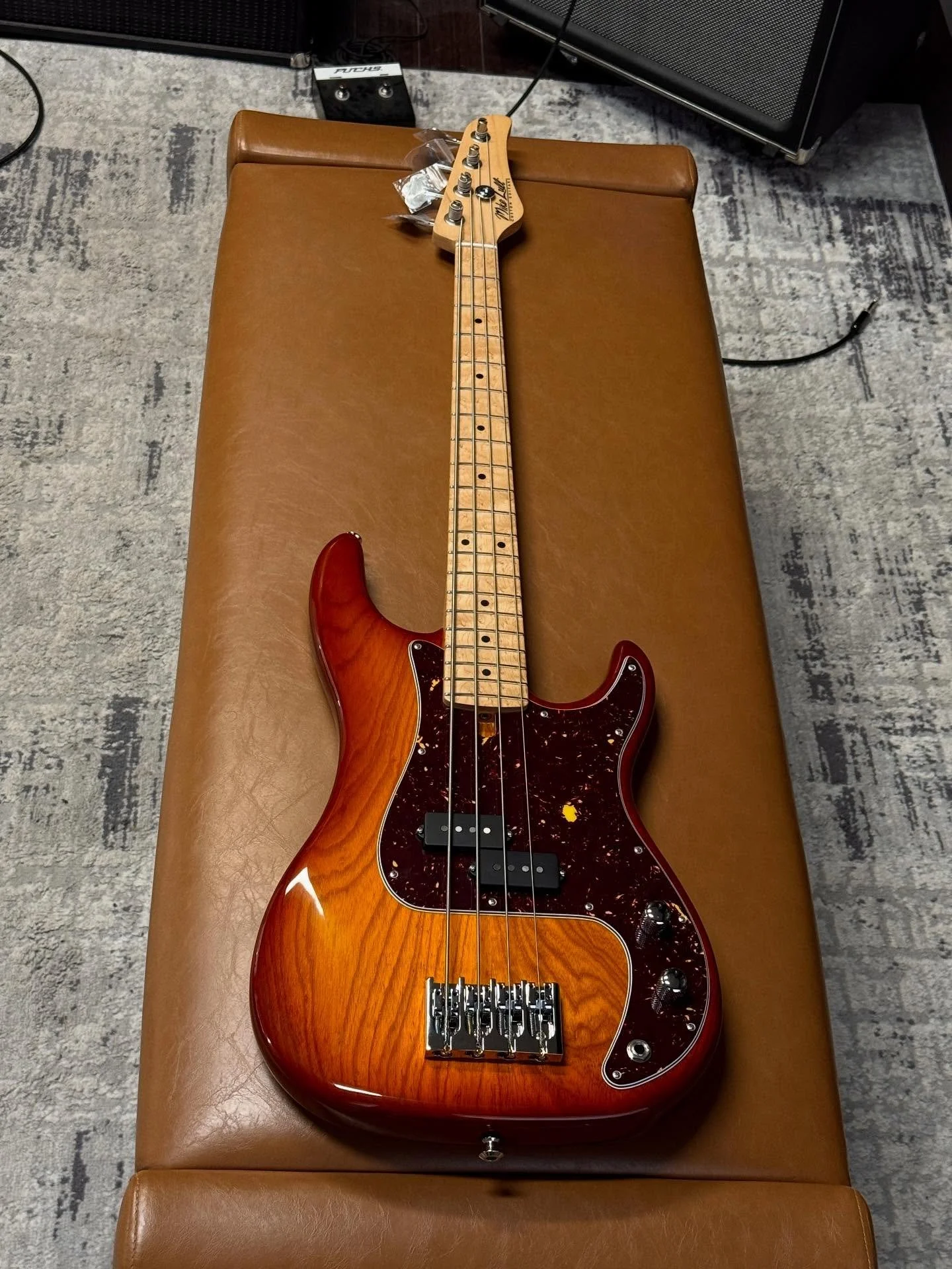 This P430 in Iced Tea Burst is just getting finished up! 🧊🧊☕️☕️🔥🔥 Solid, Light-Weight Swamp Ash Body. Birdseye Maple Fretboard. Hand-Wound Mike Lull P Pickup. 7.7 lbs. 30&rdquo; Scale. DOPE 🤘🤘

(Available Soon)