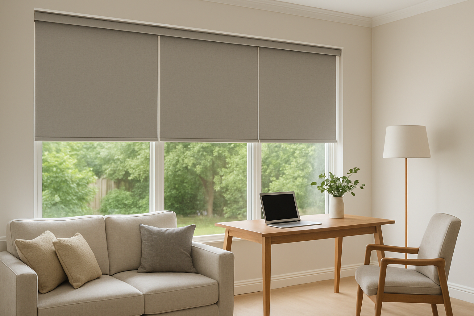 Contemporary Living Room with Garden View.png