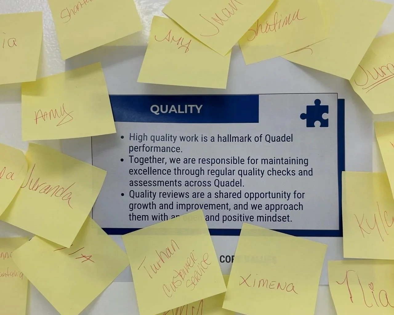 Values Seen In Action