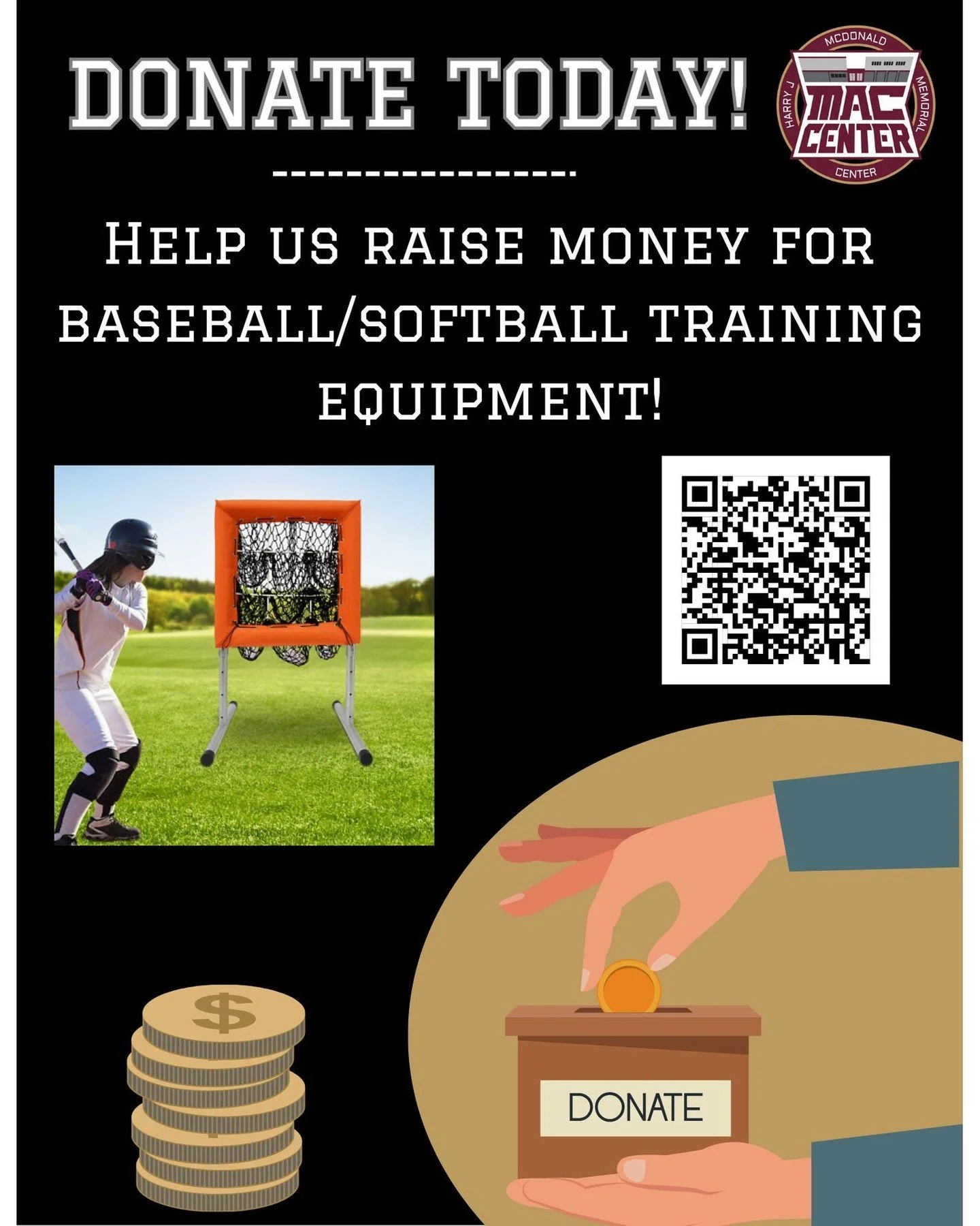 Help Us Help You!
We're working toward a few important donation goals to improve our facility and better serve our community.

As a non-profit, your support directly helps us continue providing quality services and making needed upgrades.

If you're 