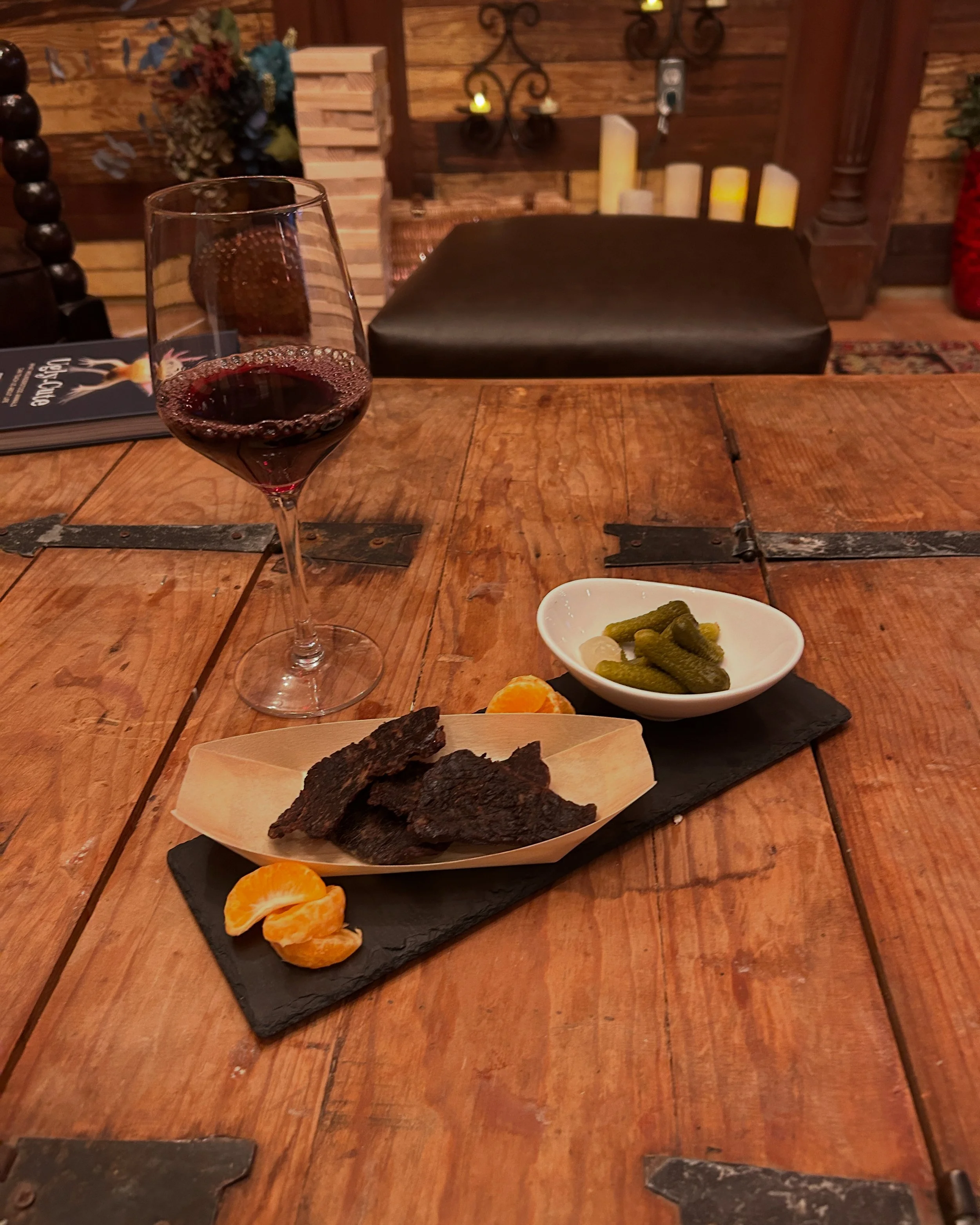 House made beef jerky!