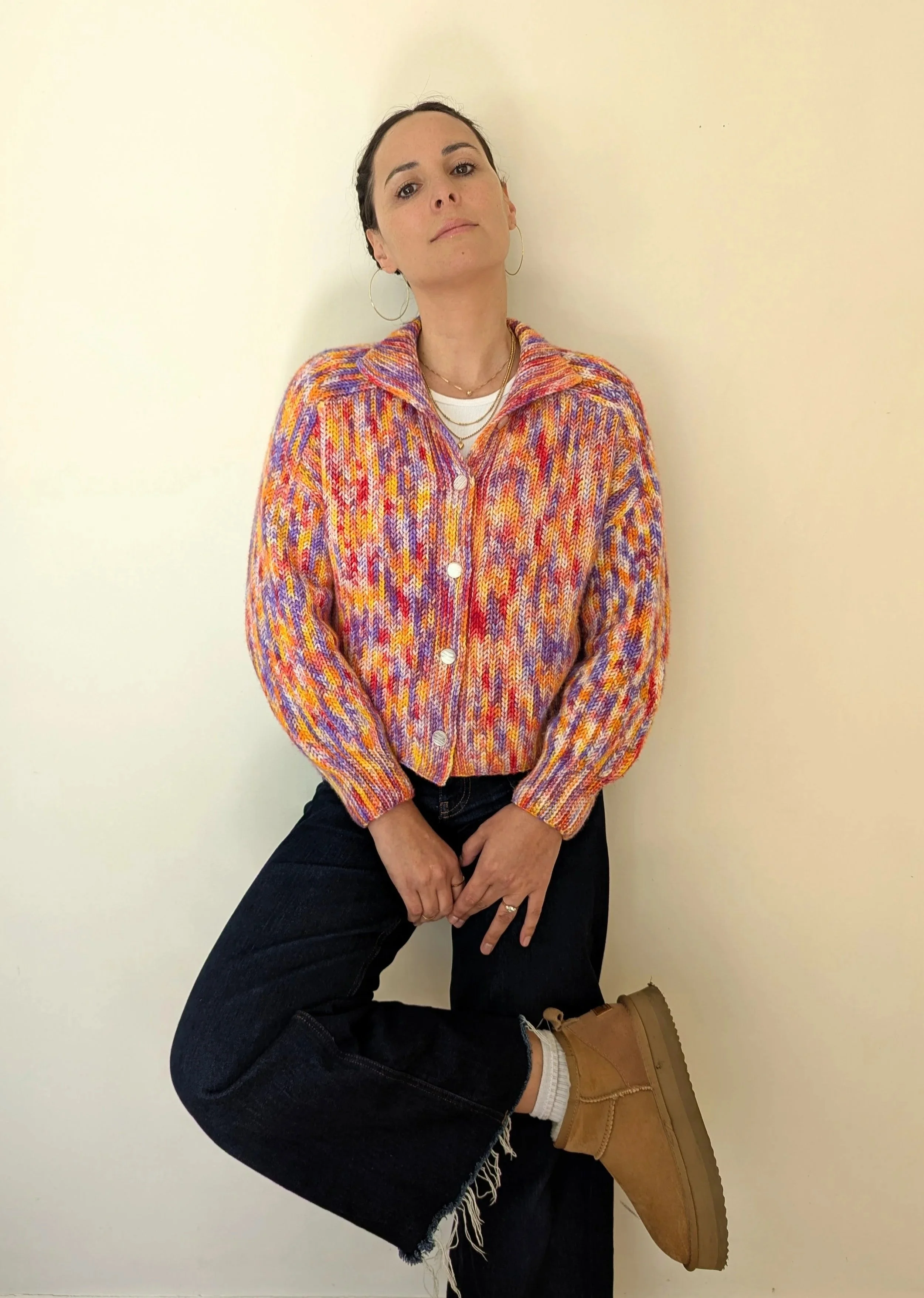 Fuego Cardi Crochet Pattern (English)