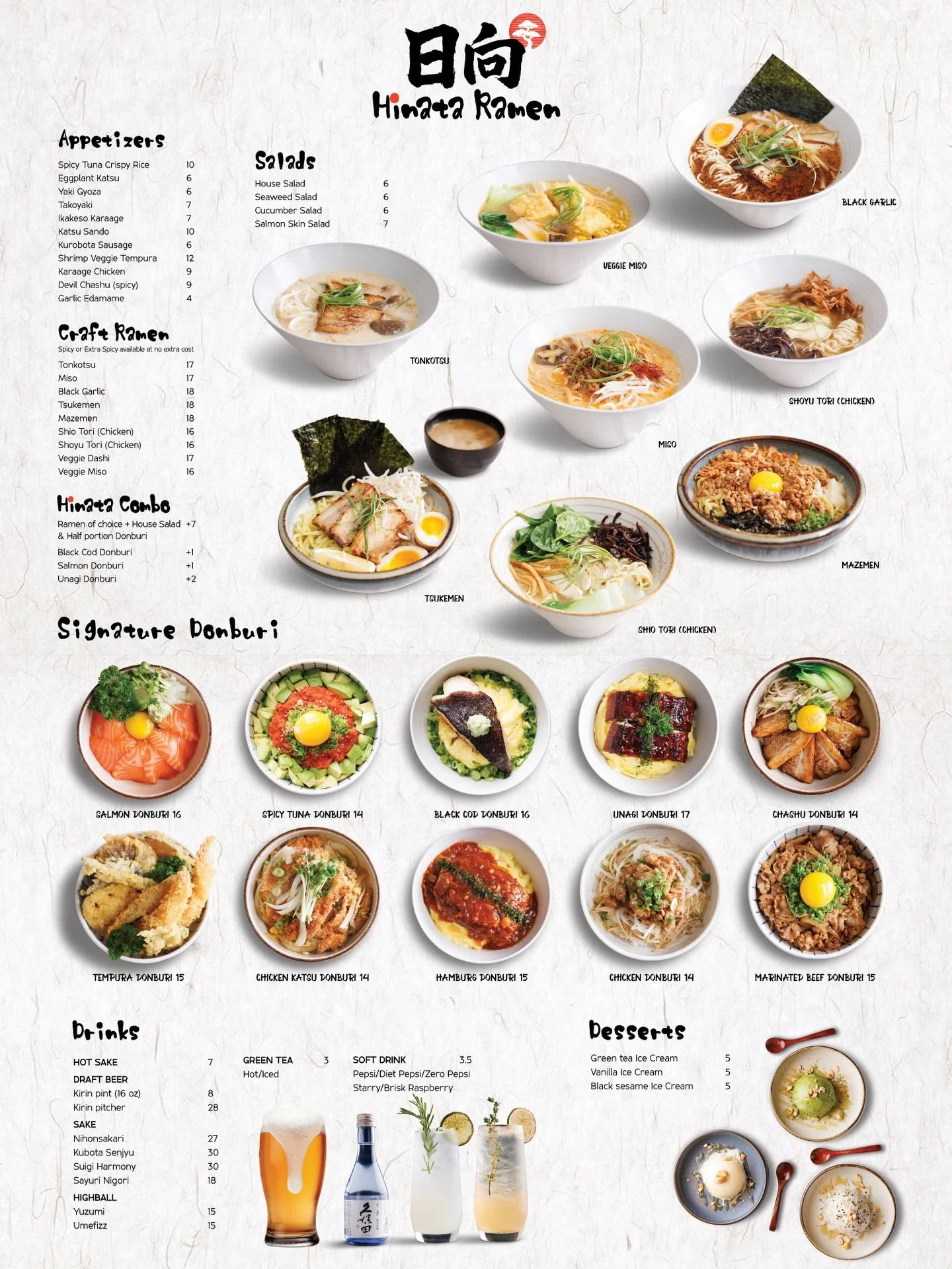 Find your favorite bowl under the Hinata sun. 🌞🍜

🍜 Craft Ramen
🍚 Signature Donburi
📍 4211 E Willow St, Long Beach, CA 90815 ⏰ 11:30 am to 10 pm Everyday