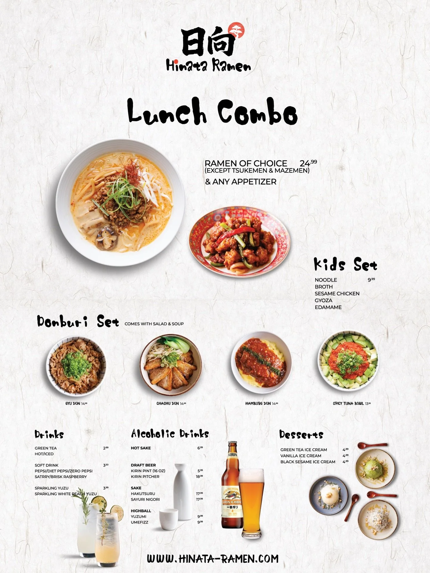 Looking for the ultimate midday fuel? 🍲✨ Our Lunch Combo is officially here to save your afternoon. Grab your Ramen of Choice (excluding Tsukemen &amp; Mazemen) paired with any of our signature Appetizers for just $24.99.

🍜 Craft Ramen &amp; Hibac