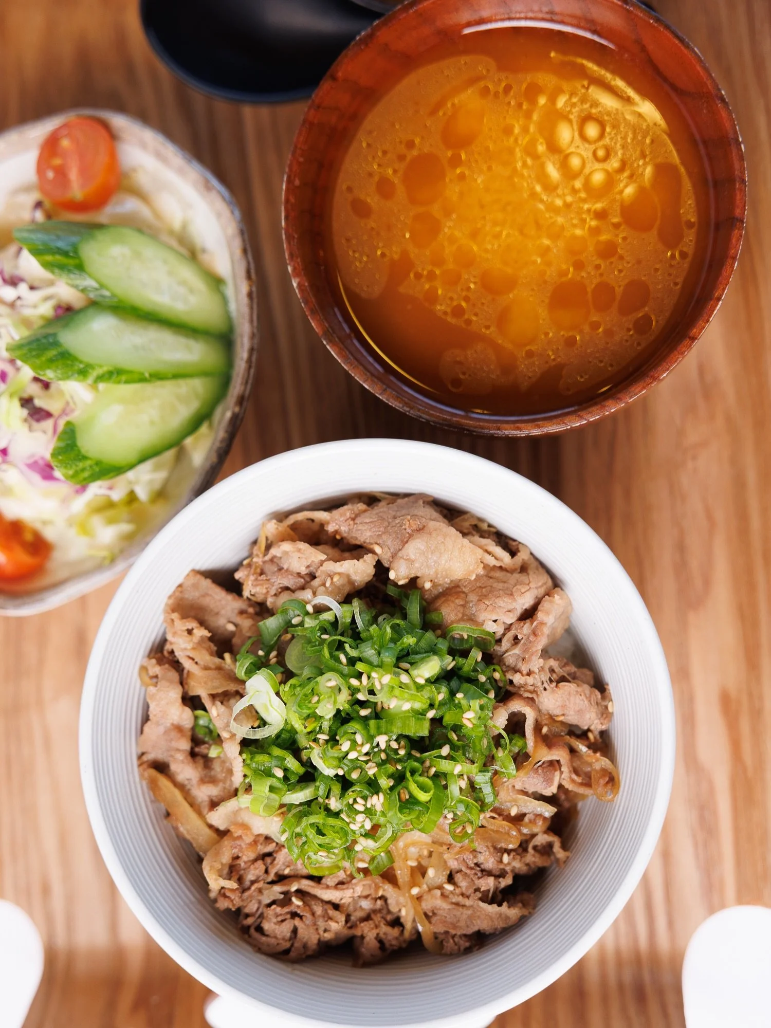 Comfort in a bowl 🍚 Our Gyu-Don Donburi Set &mdash; tender beef over rice, served with salad &amp; soup. 

🍜 Craft Ramen &amp; Hibachi Fried Rice
📍 4211 E Willow St, Long Beach, CA 
⏰ Open 11:30 AM &ndash; 10:00 PM Daily