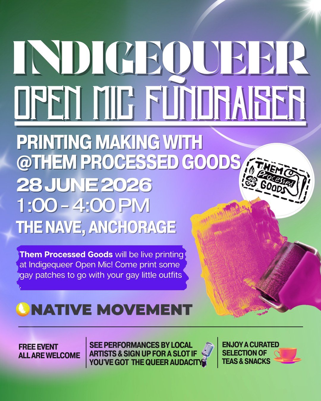 Indigequeer Open Mic Fundraiser