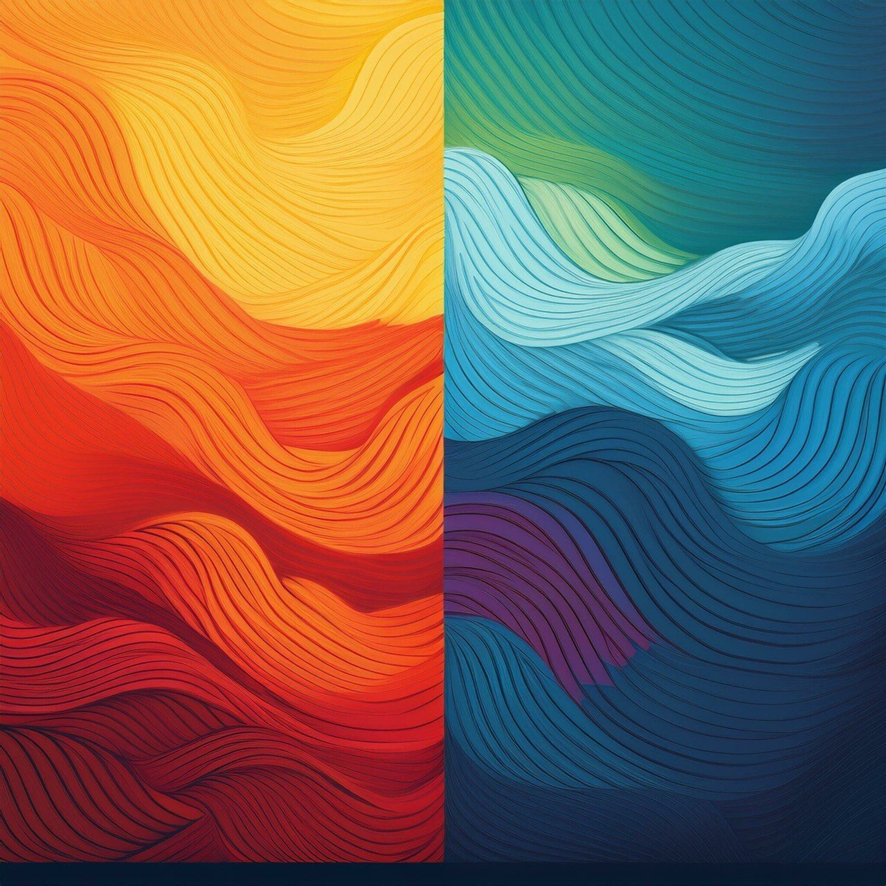 warm and cool colors for home decor