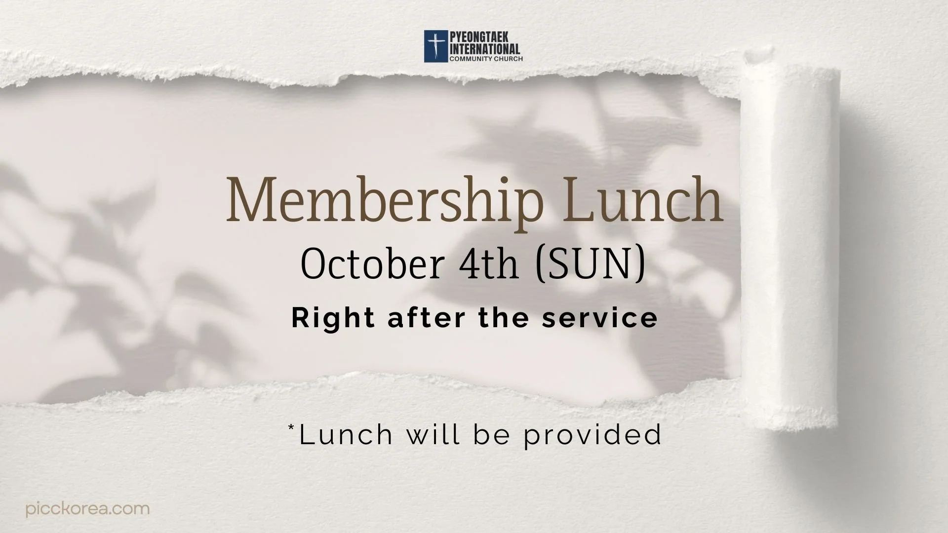 Membership Lunch